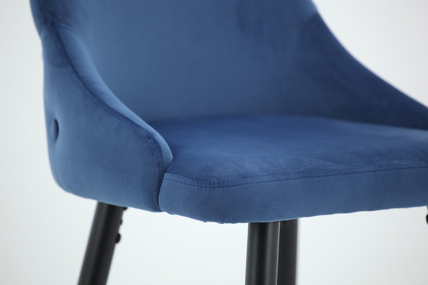 Worldwide Roxanne II 26" Counter Stool Set of 2 - Blue/Black