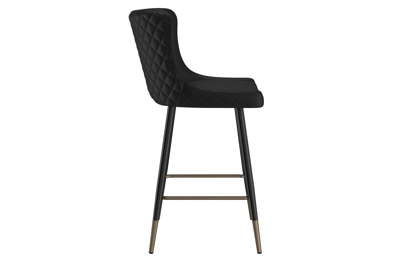 Worldwide Xander 26" Counter Stool Set of 2 - Black