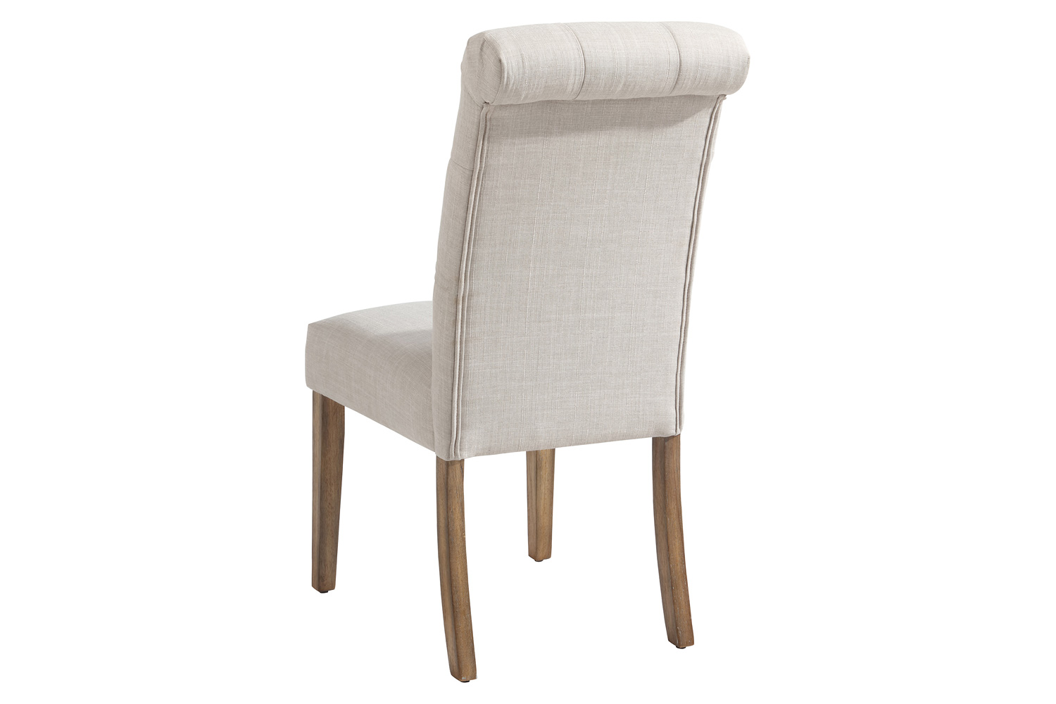 Worldwide Zax/Melia Dining Set of 7 - Natural Table/Beige Chair