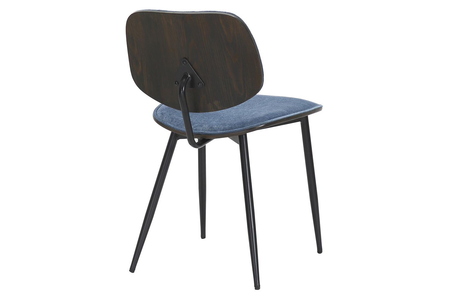 Worldwide Franco/Capri Dining Set of 5 - Black Table/Blue Chair