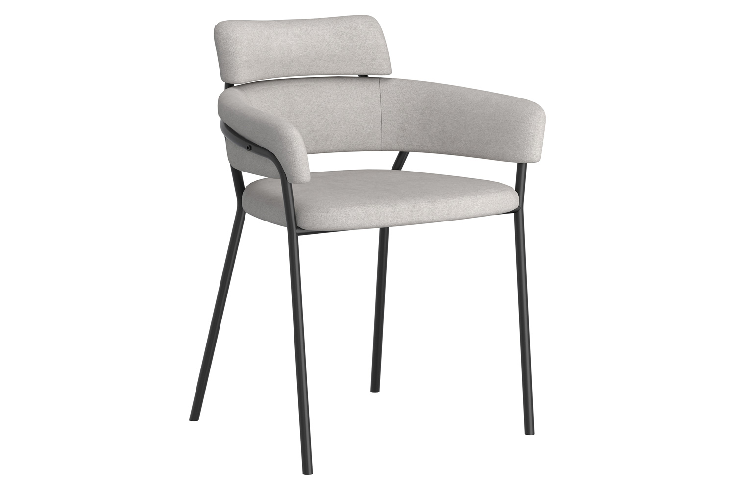 Worldwide Franco/Axel Dining Set of 5 - Black Table/Gray Chair