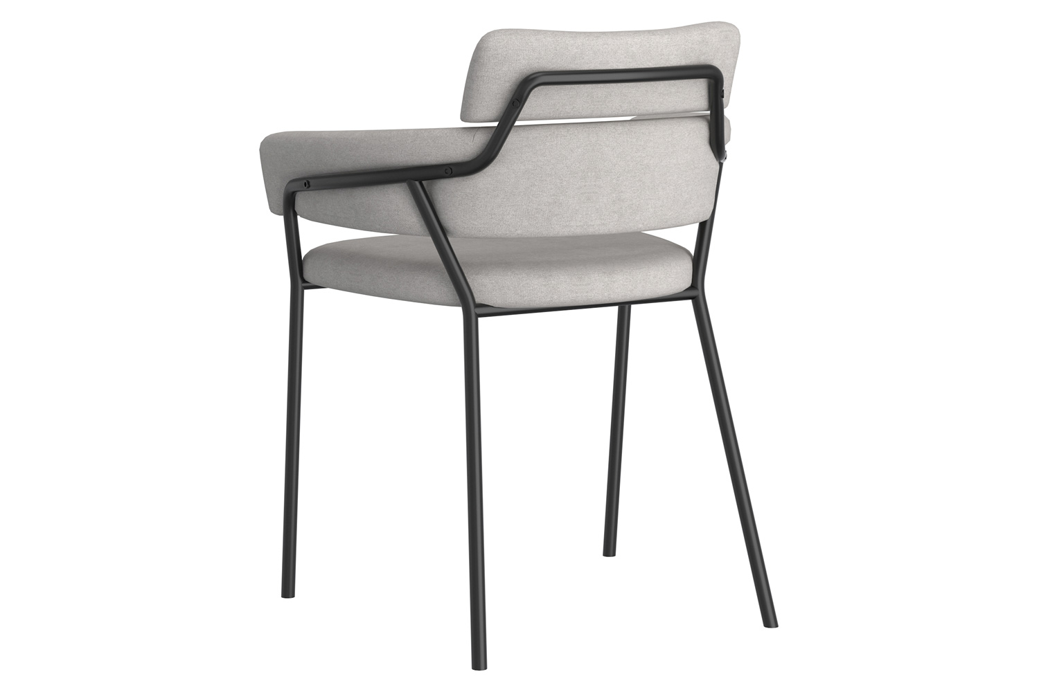 Worldwide Franco/Axel Dining Set of 5 - Black Table/Gray Chair