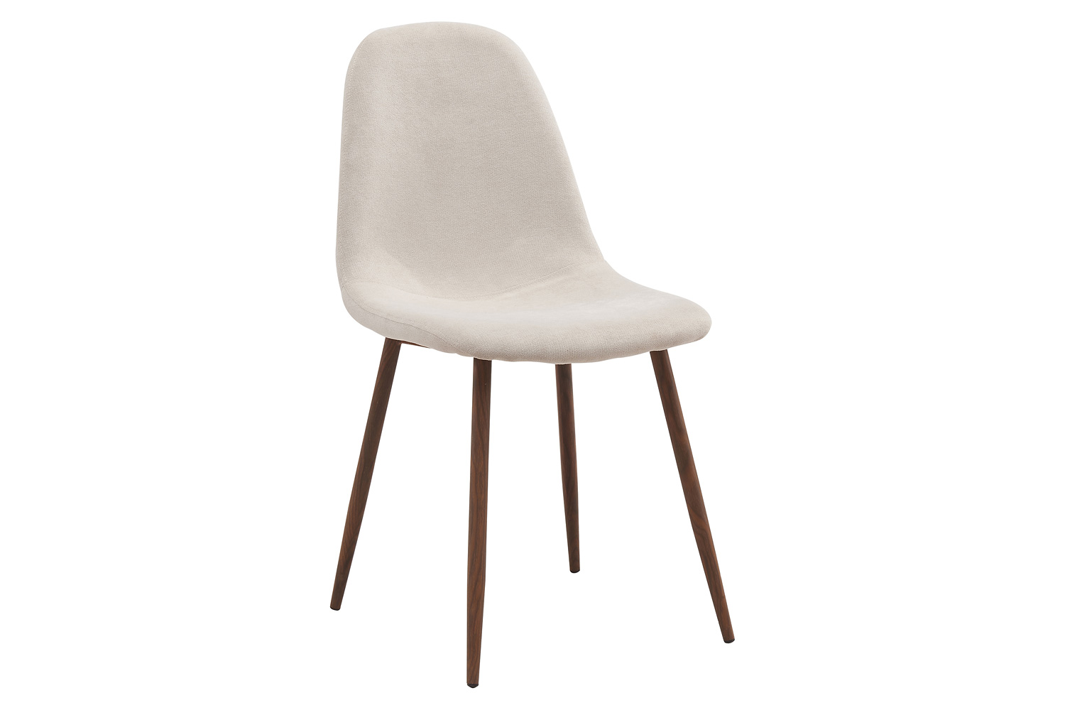 Worldwide Franco/Lyna Dining Set of 5 - Walnut Table/Beige Chair