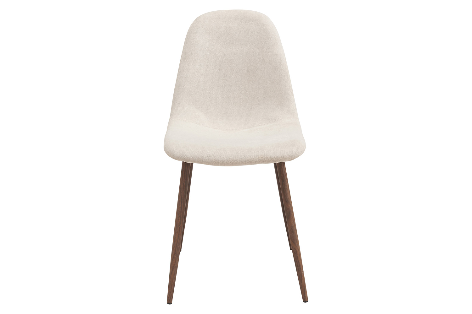 Worldwide Franco/Lyna Dining Set of 5 - Walnut Table/Beige Chair