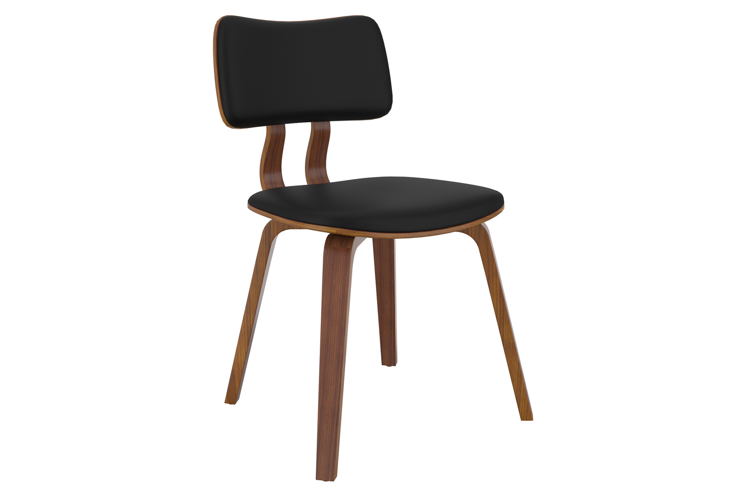 Worldwide Suzette/Zuni Dining Set of 5 - Black Table/Black Chair