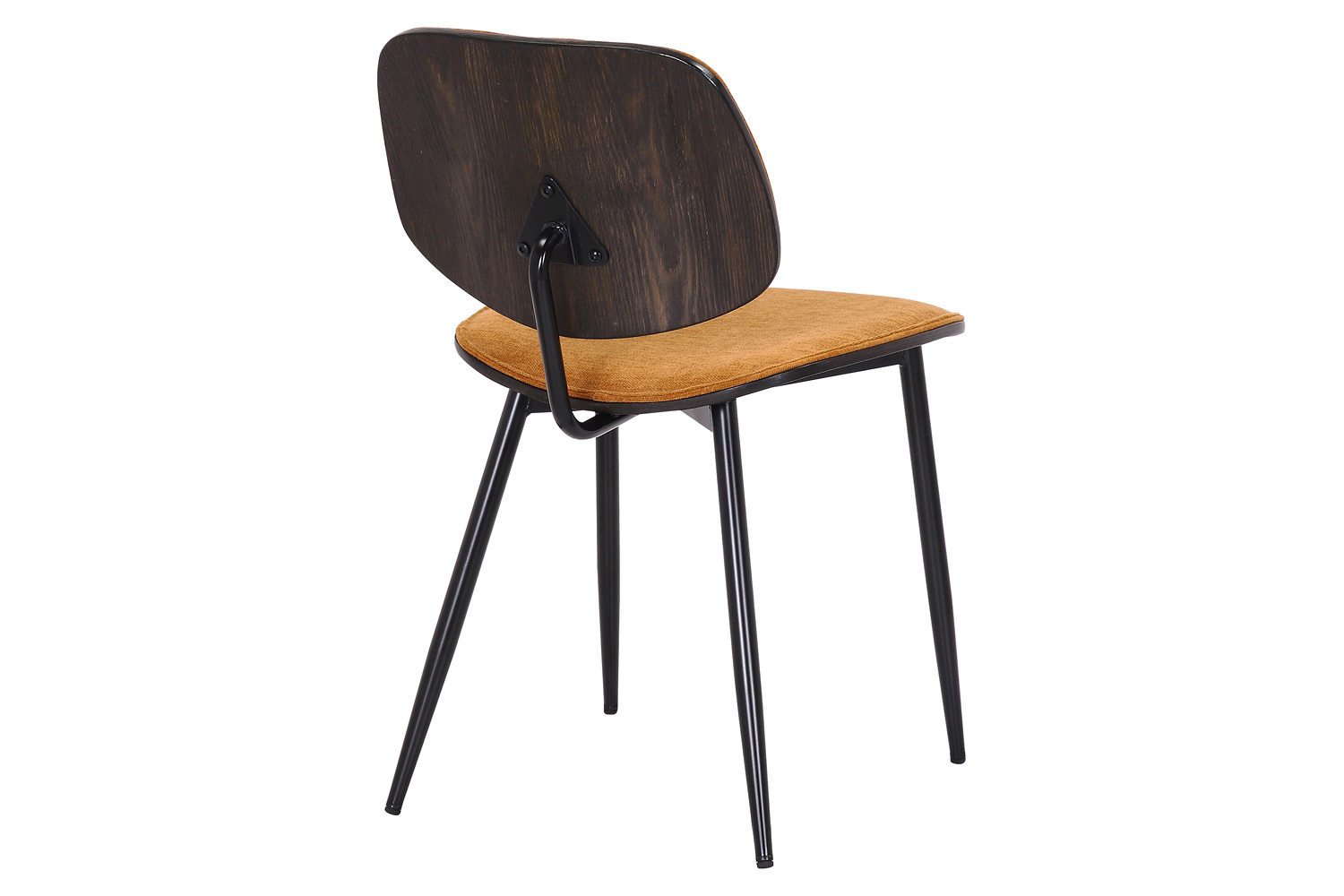 Worldwide Stark/Capri Dining Set of 7 - Black Table/Rust Chair