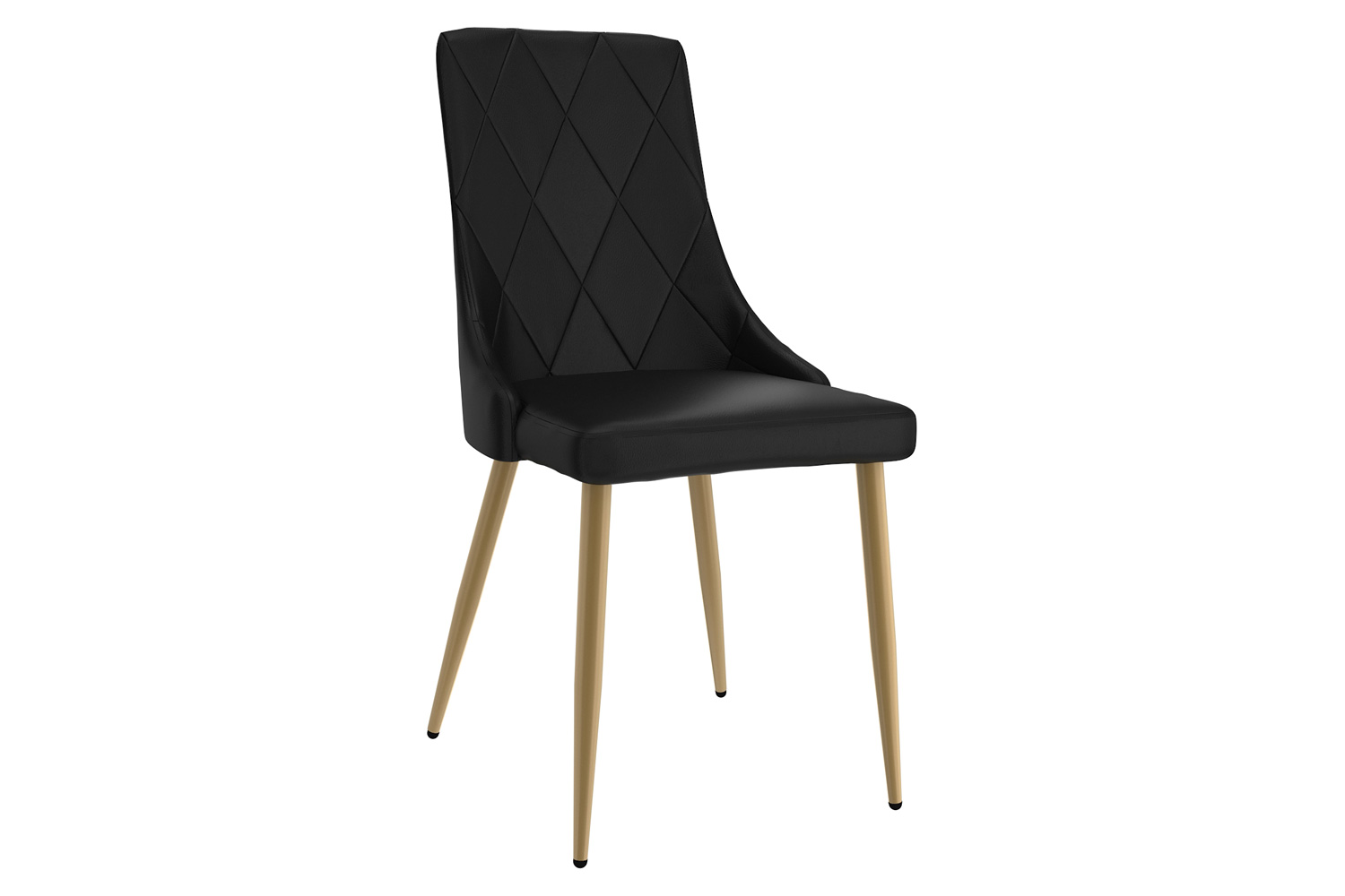 Worldwide Eclipse/Antoine Dining Set of 7 - Black Table/Black Chair