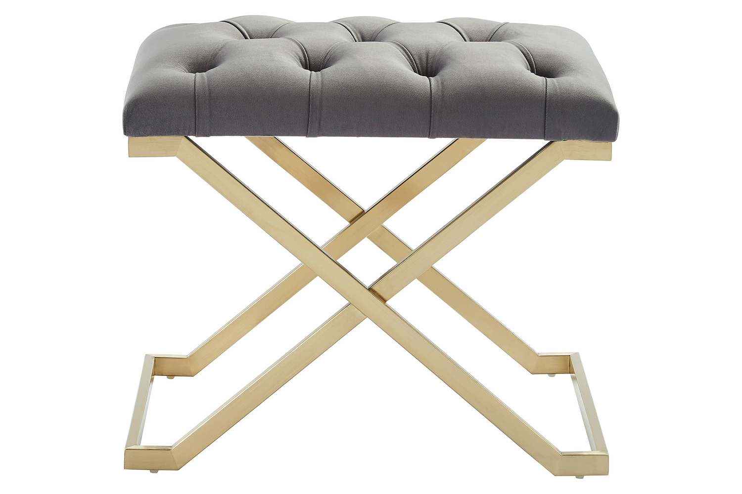 Worldwide Rada Bench - Gray/Brushed Gold