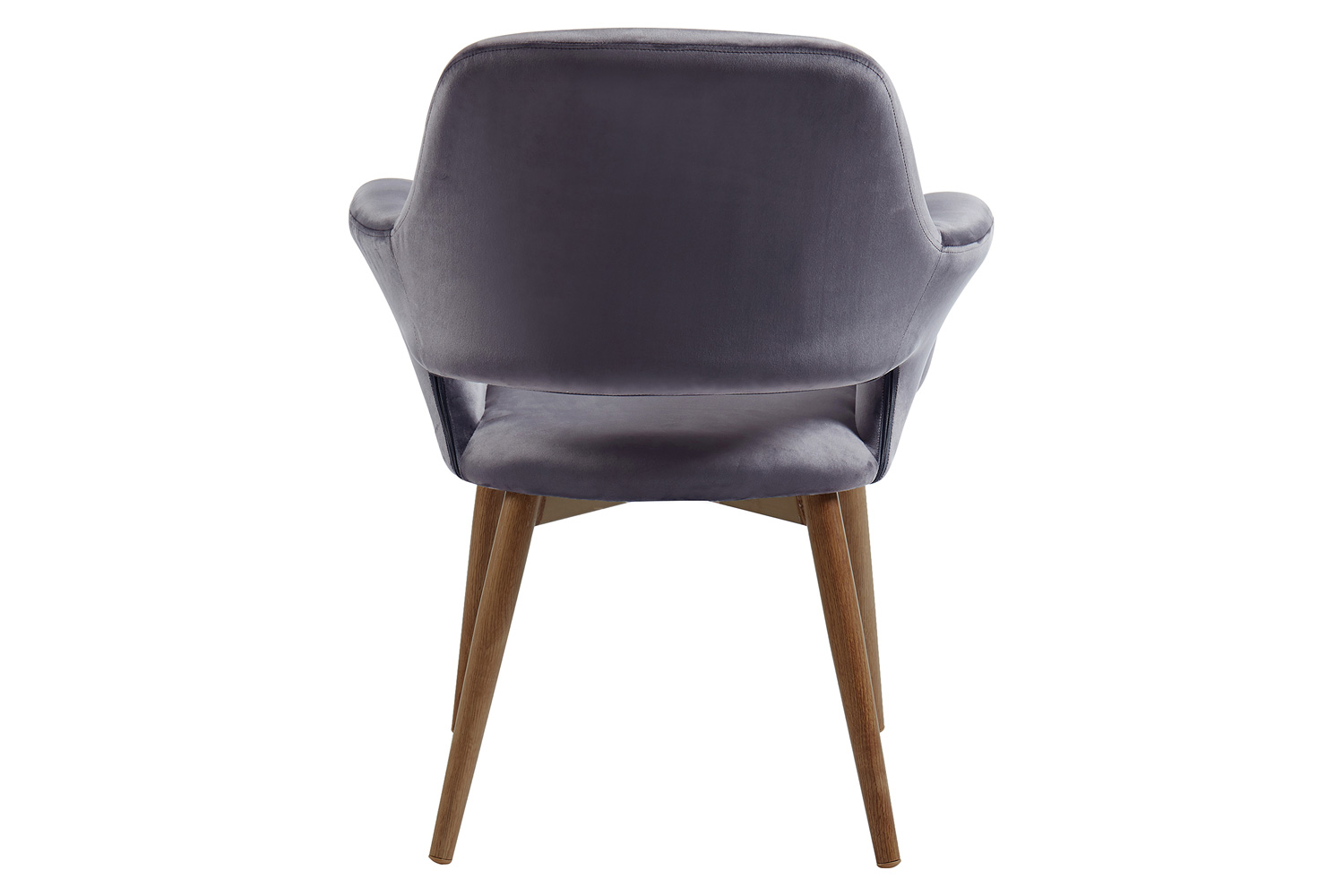 Worldwide Miranda Accent/Dining Chair - Gray/Walnut