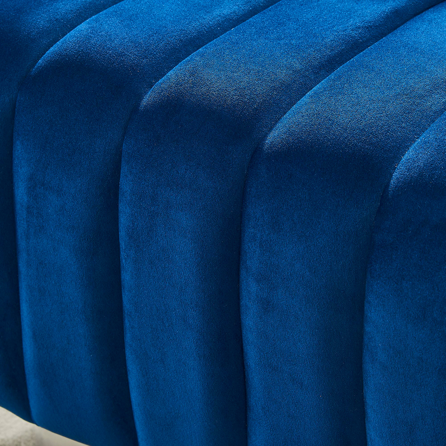 Worldwide Cortina Accent Chair - Blue/Silver