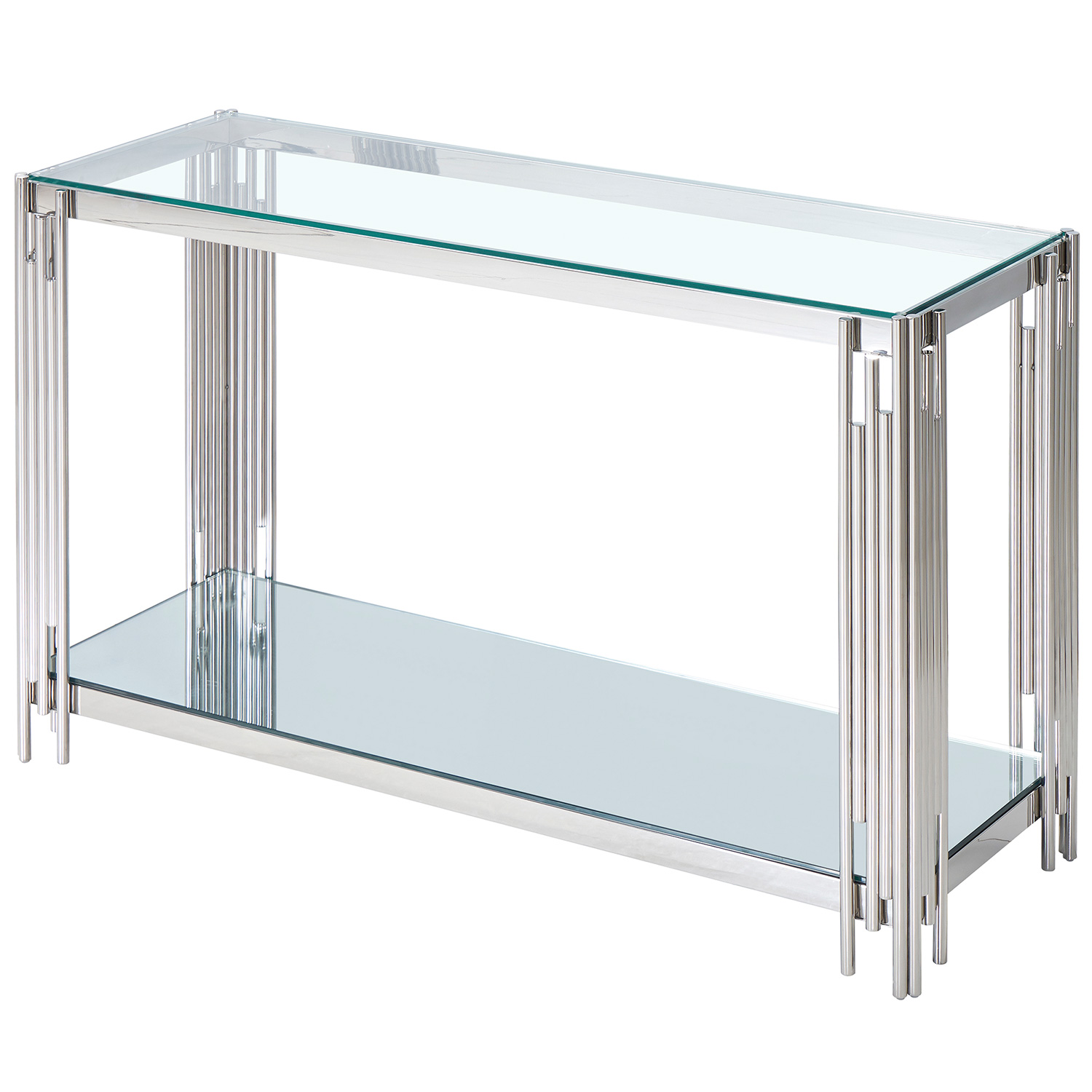 Worldwide Estrel Console Table - Silver