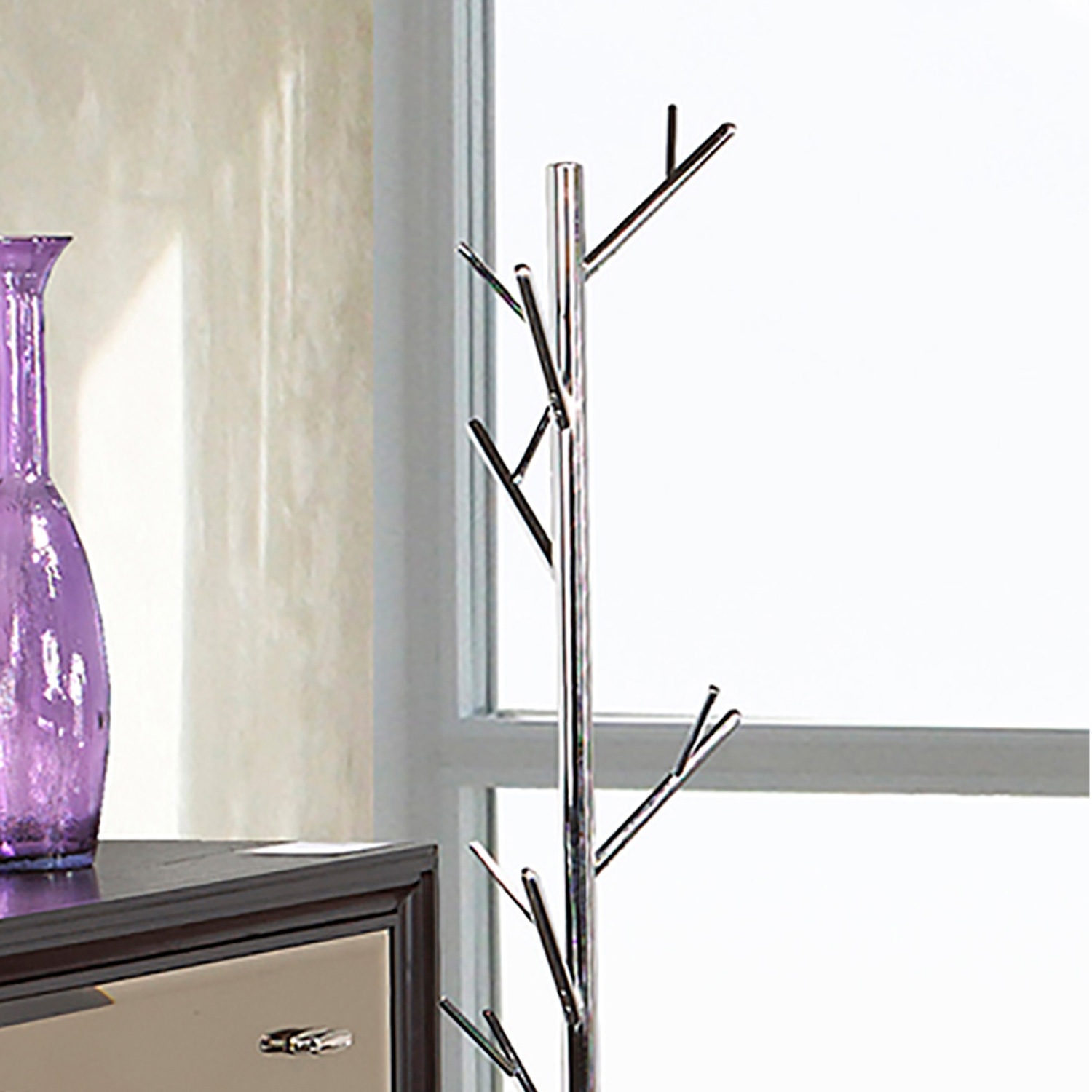 Worldwide Orin Coat Rack - Chrome