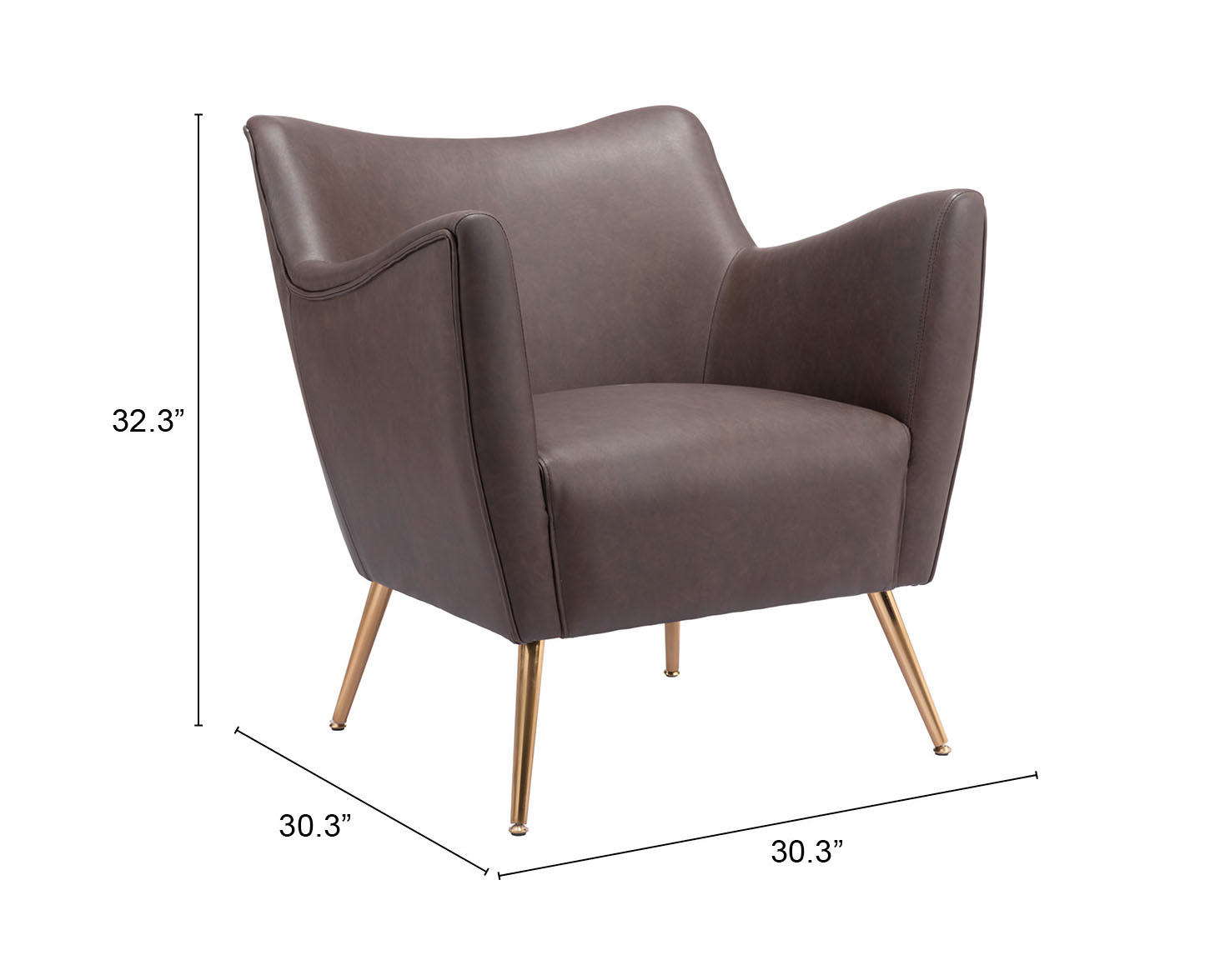 ZUO - Zoco Accent Chair in Espresso