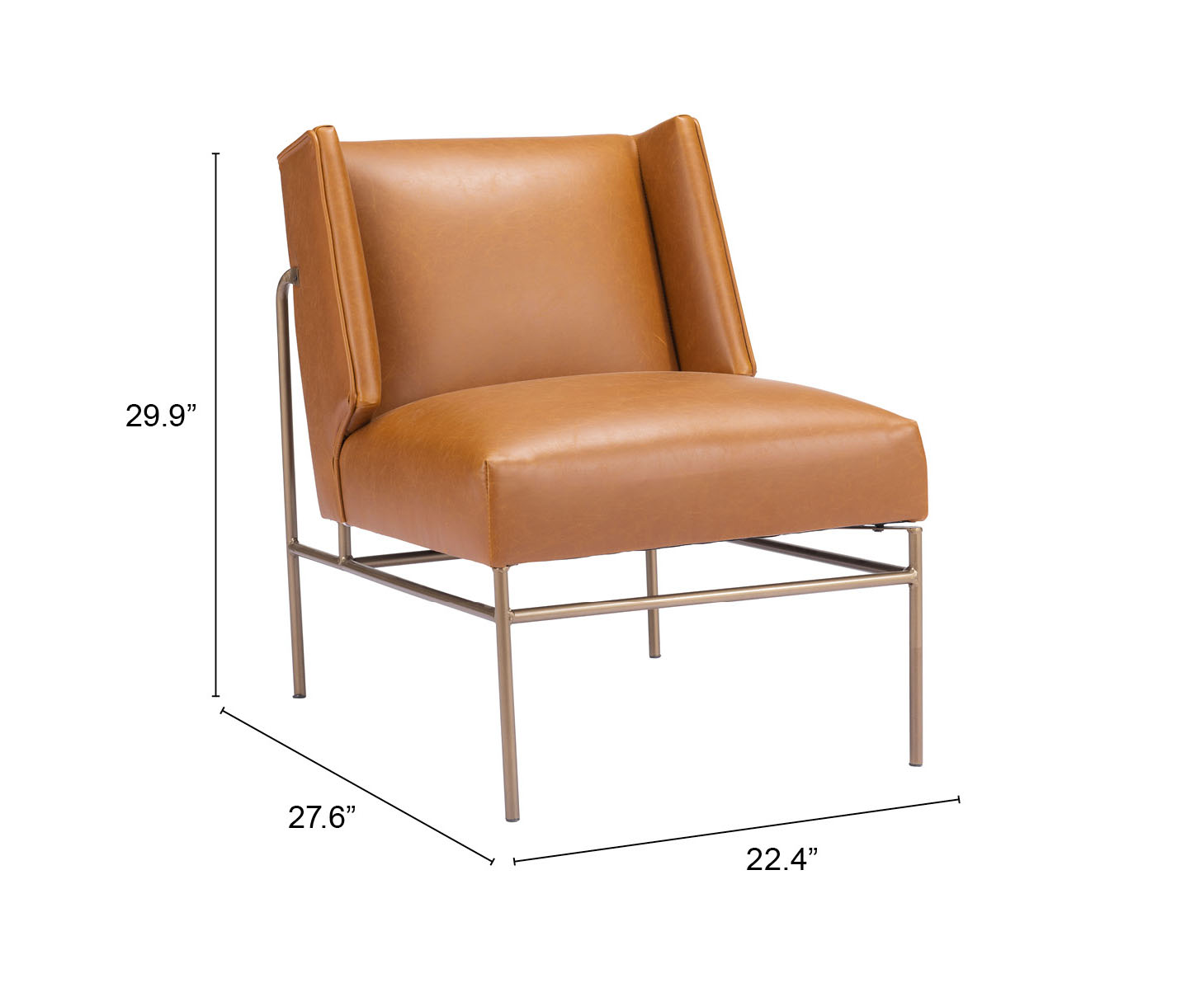 ZUO Atlanta Accent Chair - Brown