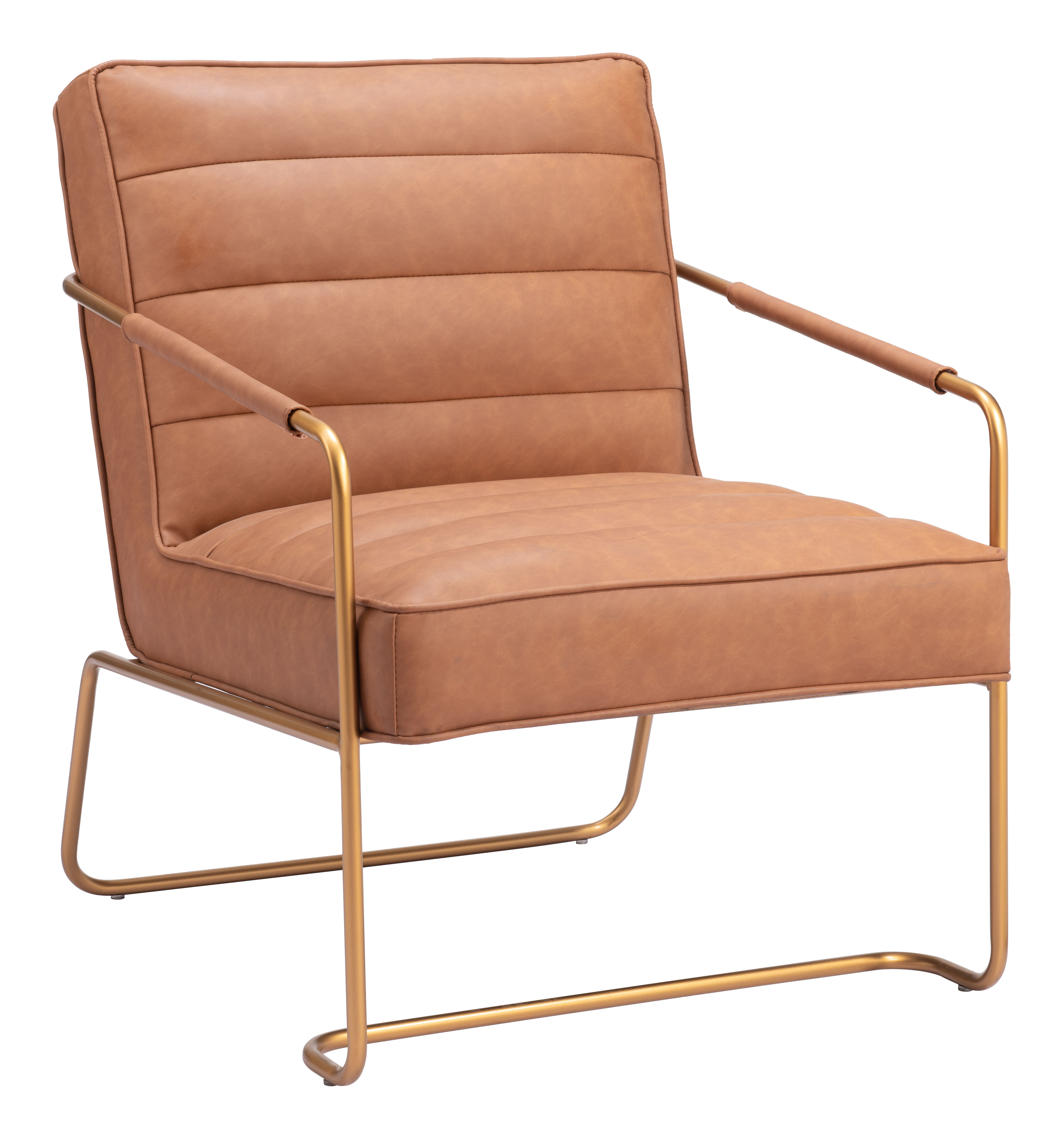 ZUO Dallas Accent Chair - Vintage Brown