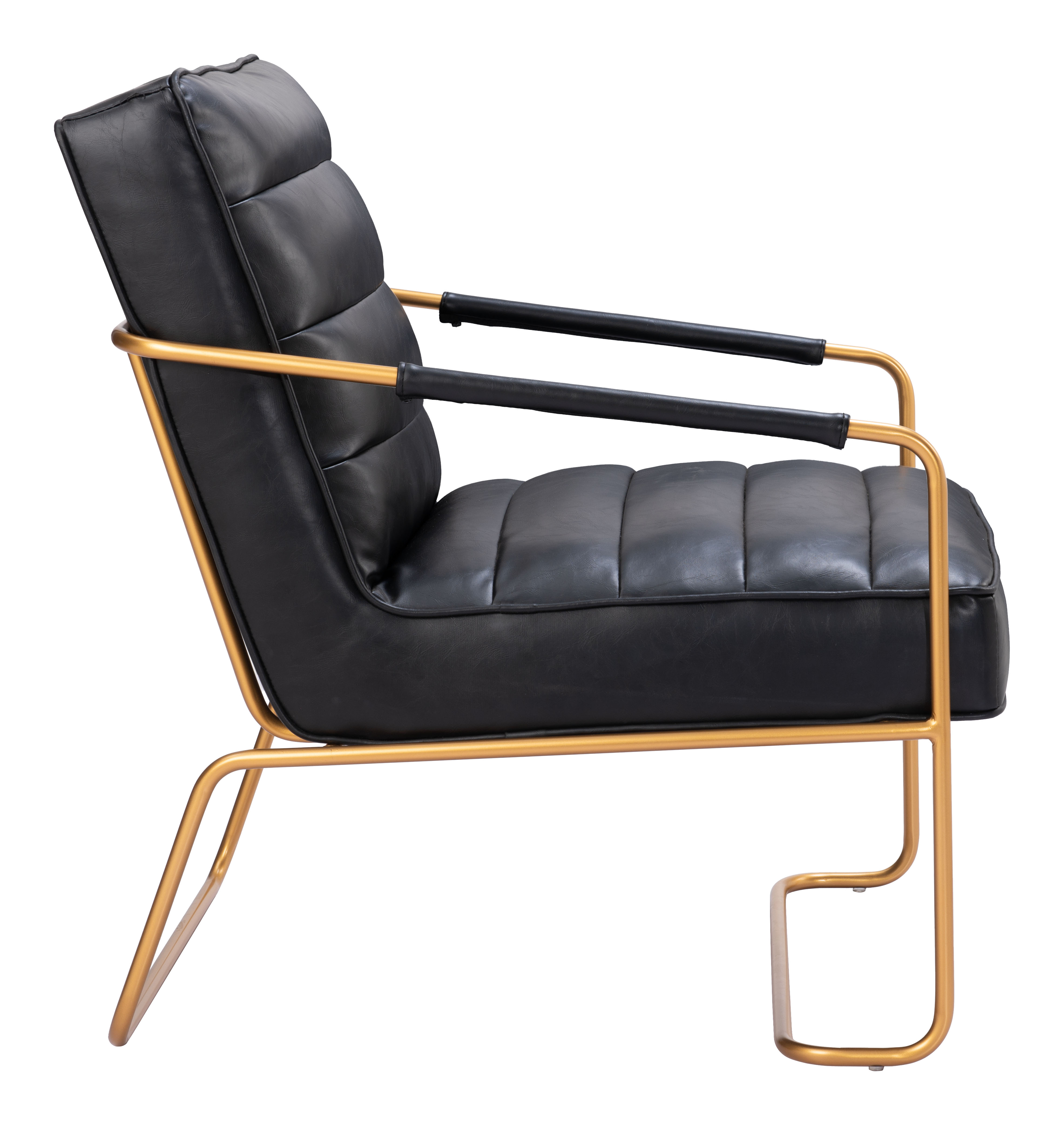ZUO Dallas Accent Chair - Vintage Black