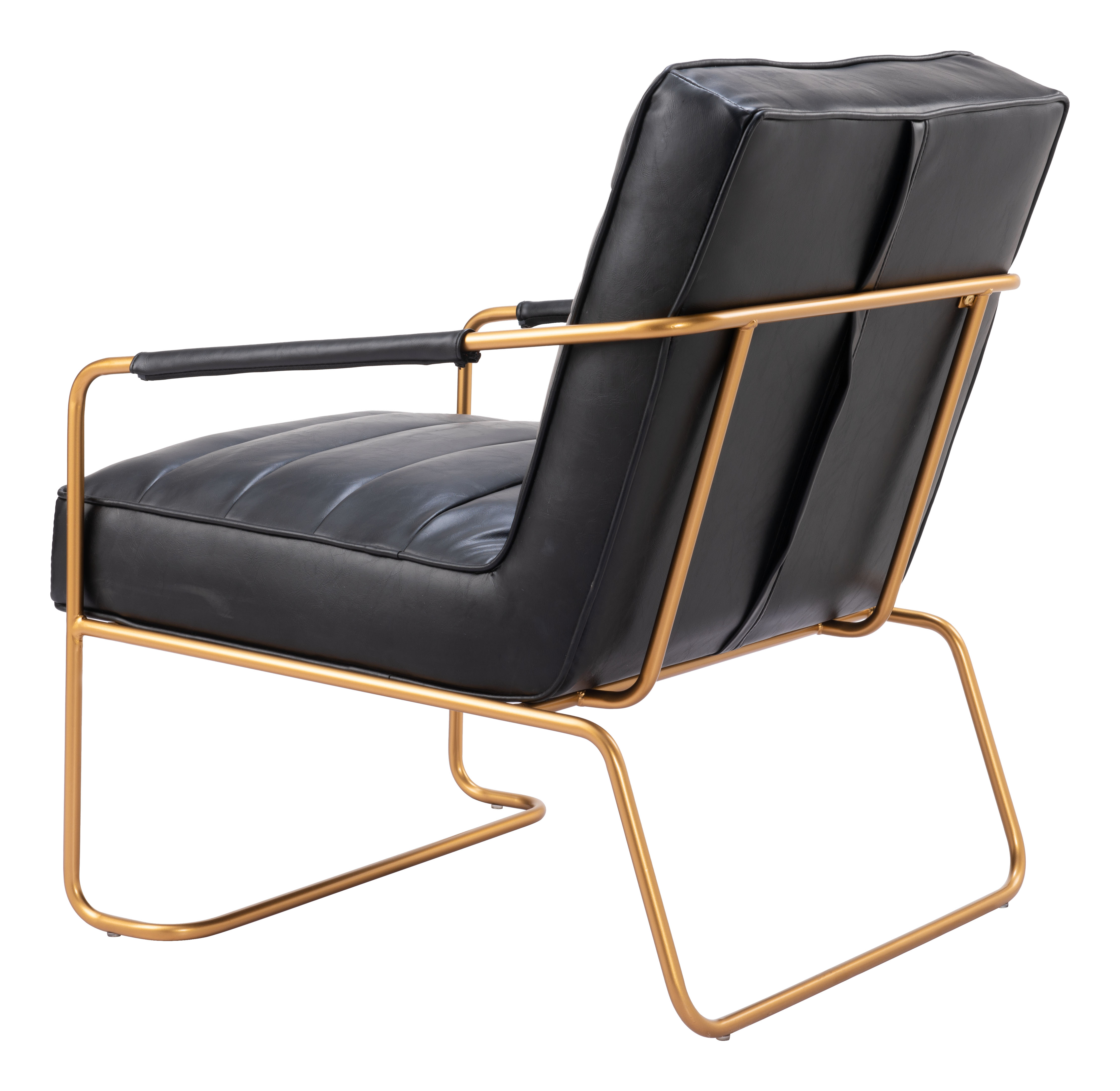 ZUO Dallas Accent Chair - Vintage Black