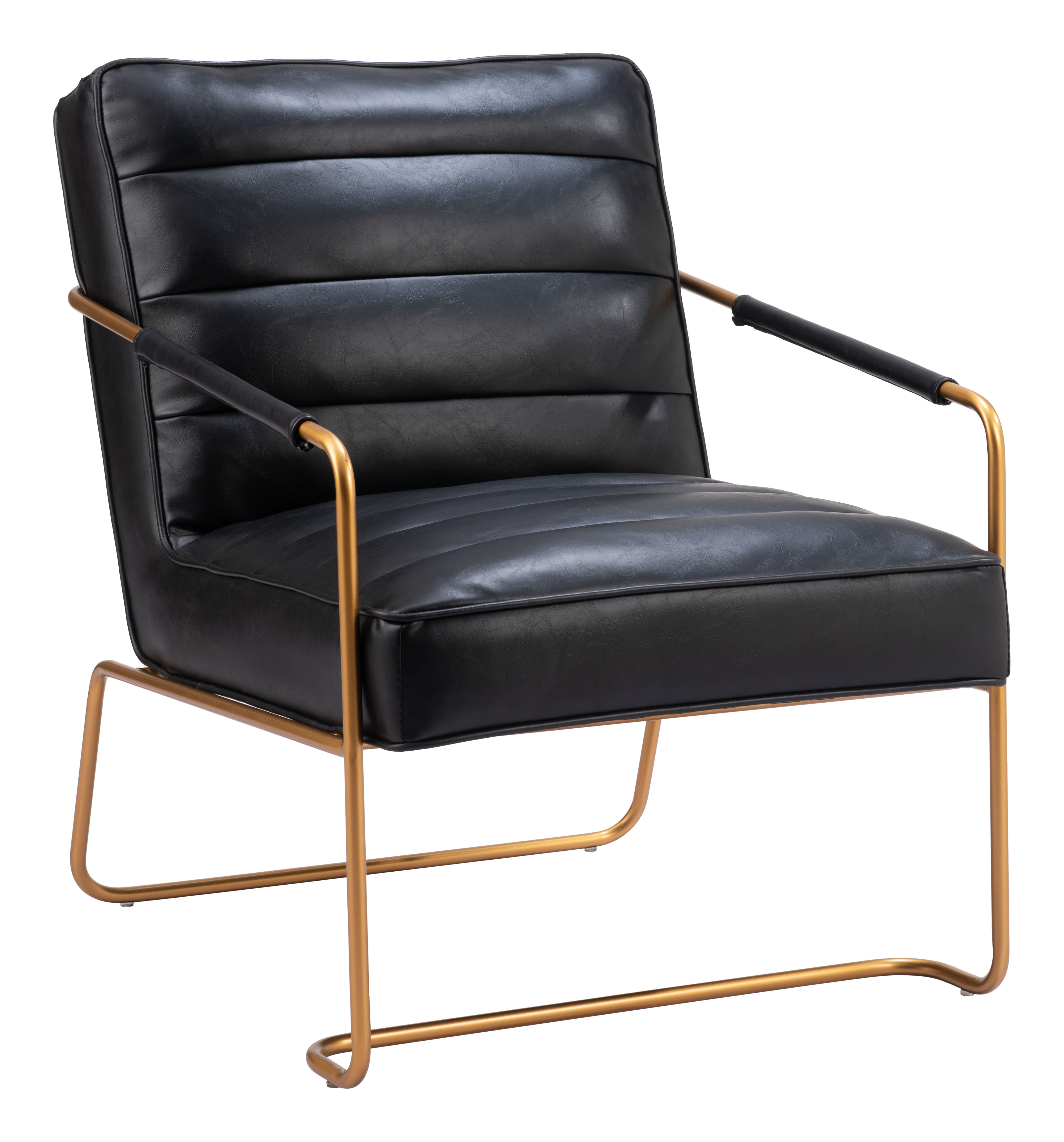 ZUO Dallas Accent Chair - Vintage Black