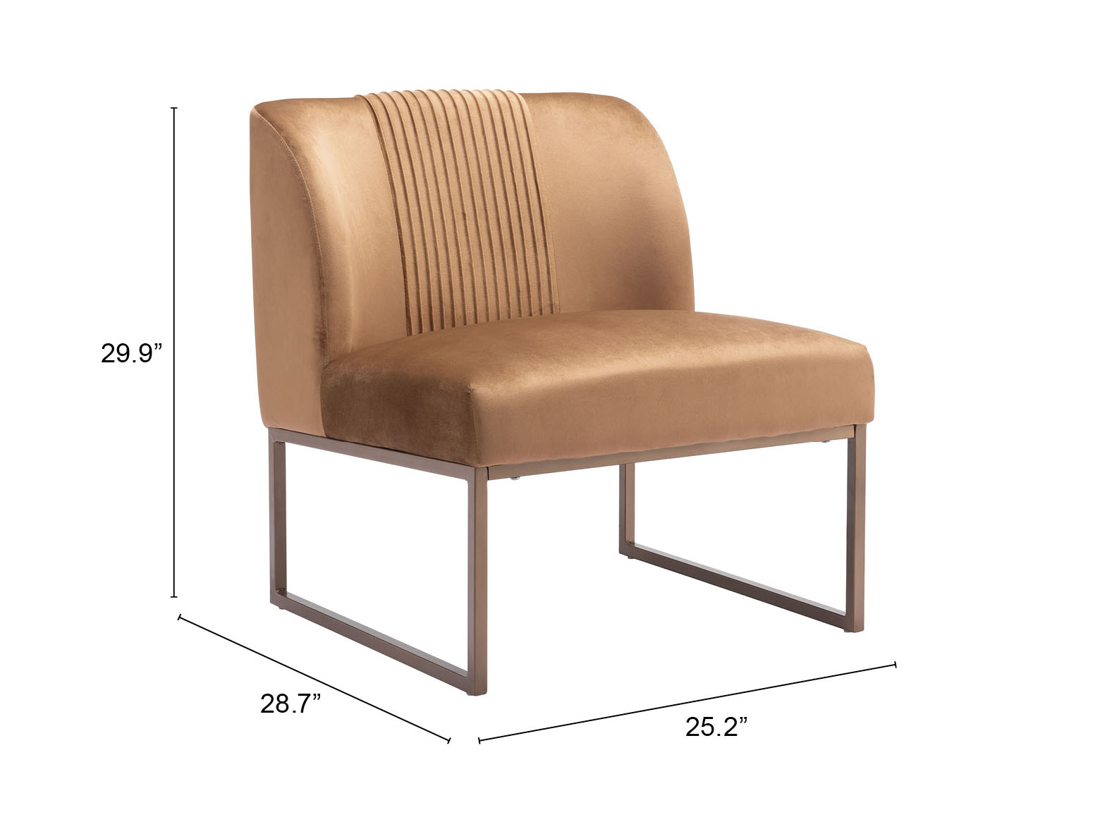 ZUO Sante Fe Accent Chair - Brown