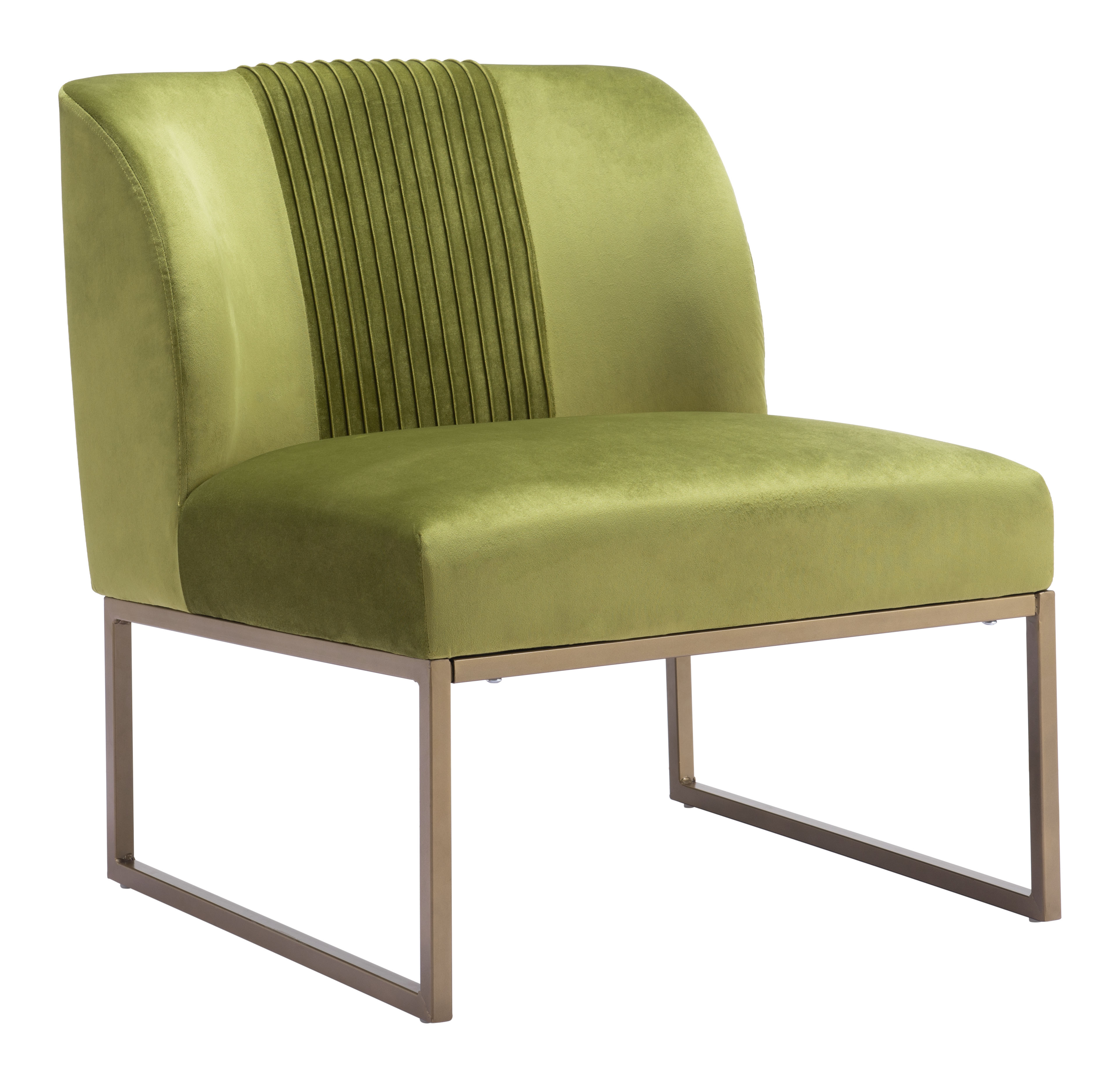 ZUO Sante Fe Accent Chair - Olive Green