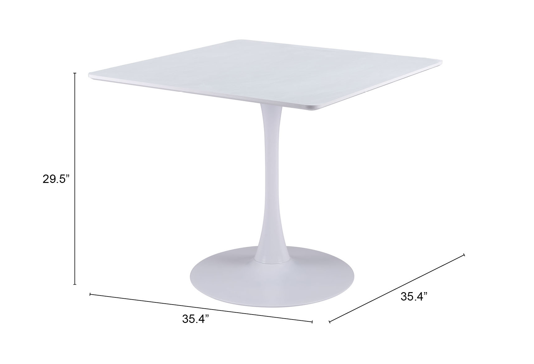 ZUO Molly Dining Table - White