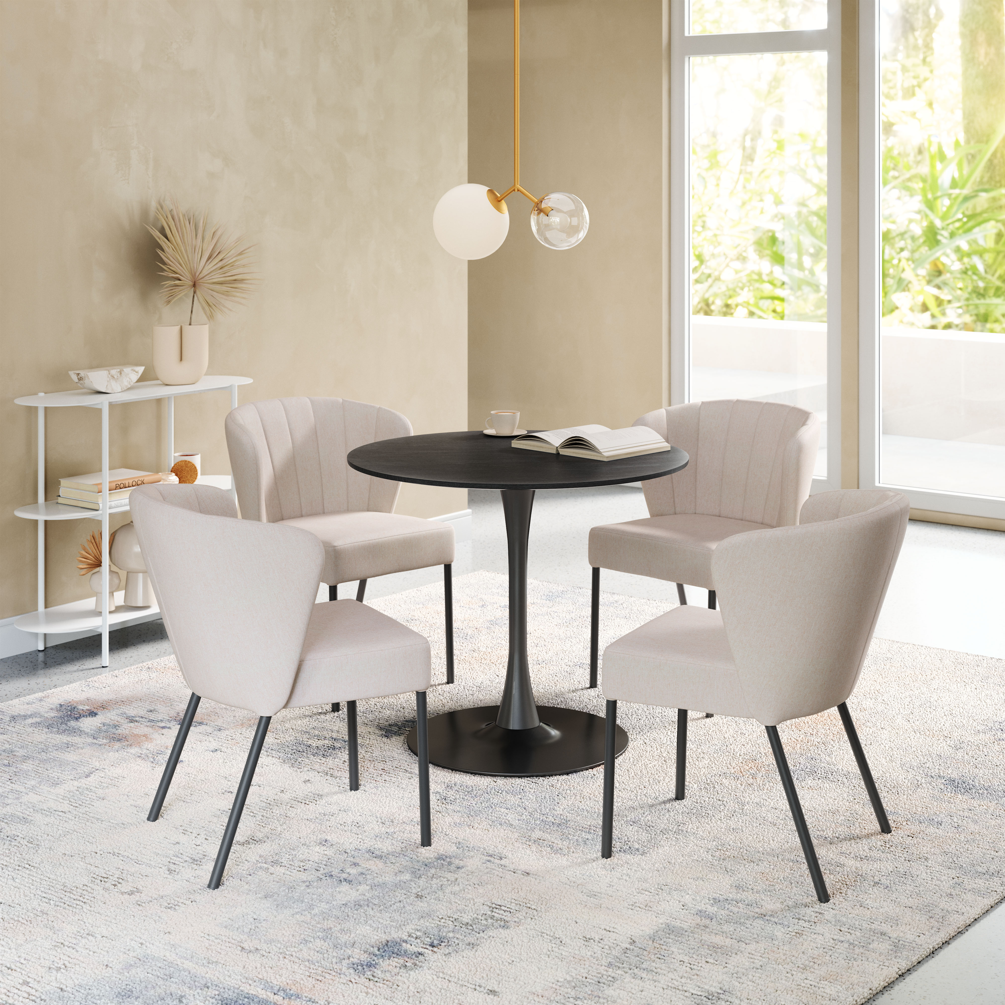 ZUO Aimee Dining Chair (Set of 2) - Beige