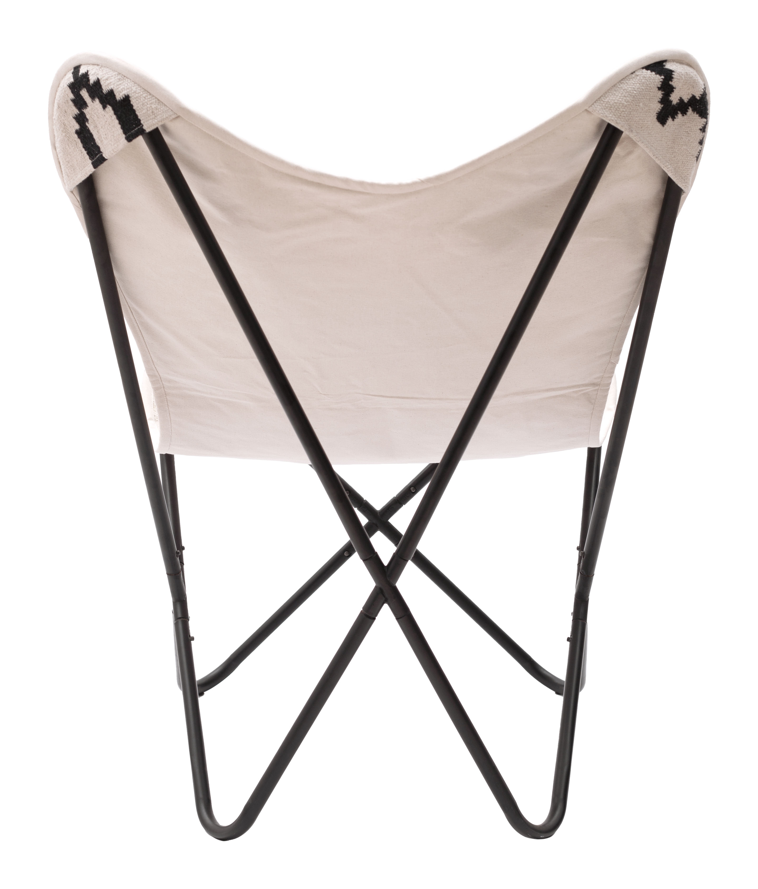 ZUO Rabat Accent Chair - Beige/Black