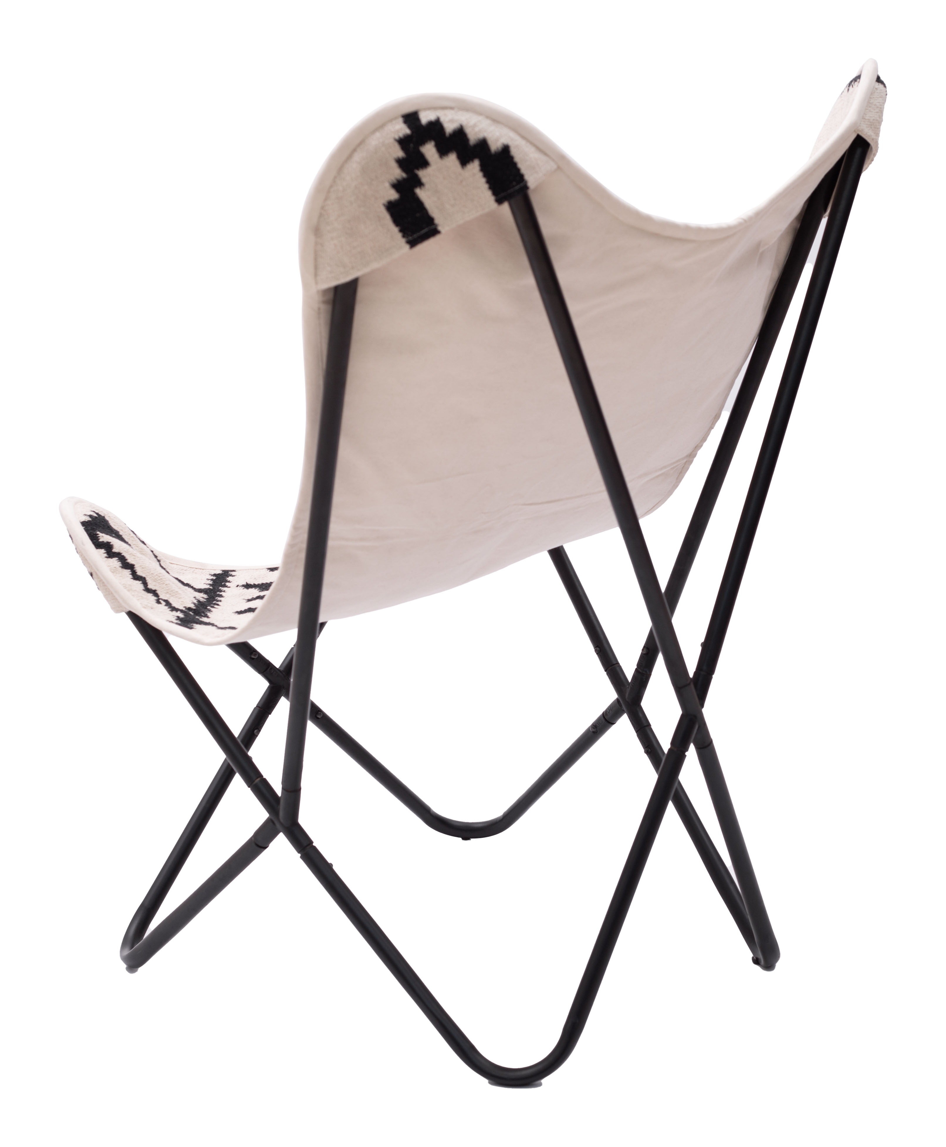 ZUO Rabat Accent Chair - Beige/Black