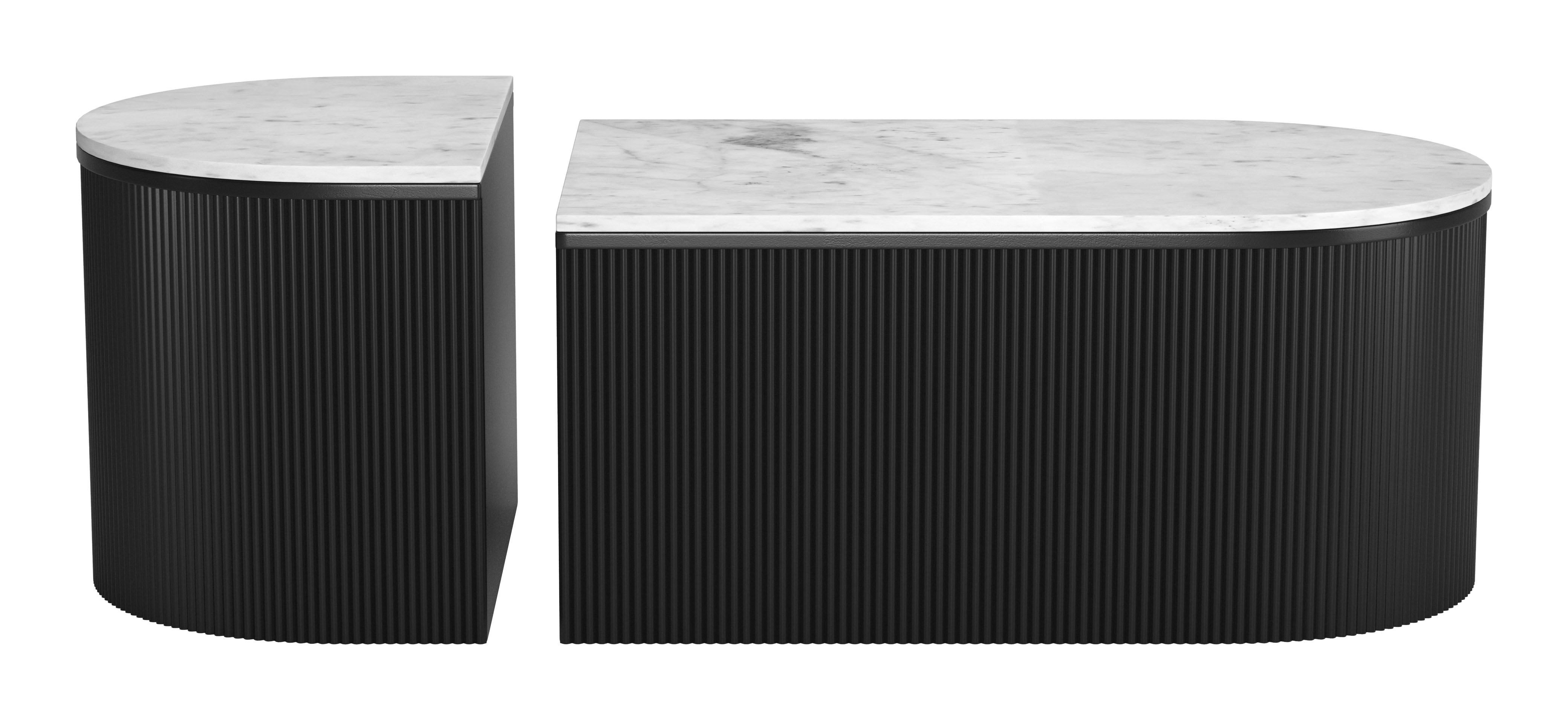 ZUO - Ormara Coffee Table Set (2-Piece) in White/Black