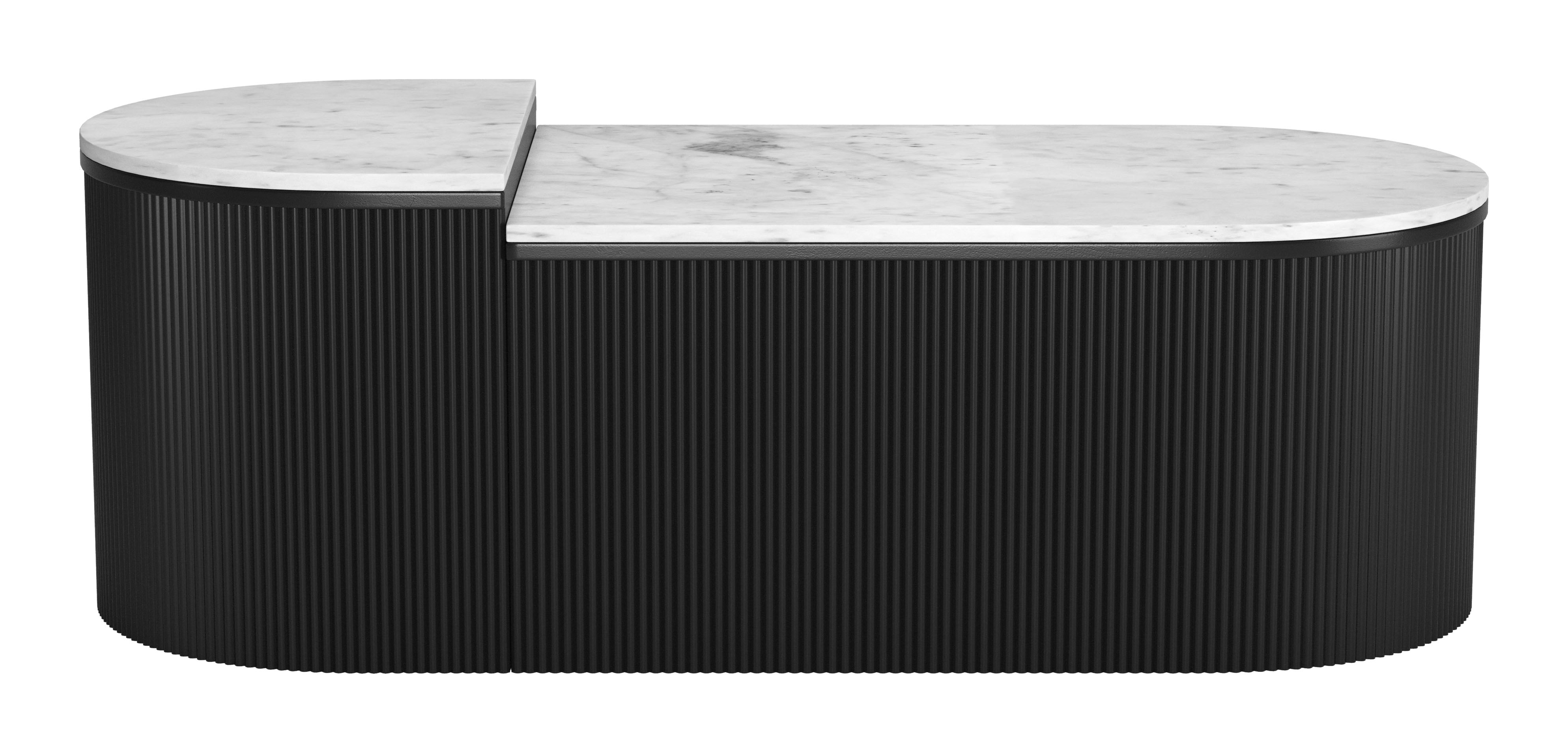 ZUO - Ormara Coffee Table Set (2-Piece) in White/Black