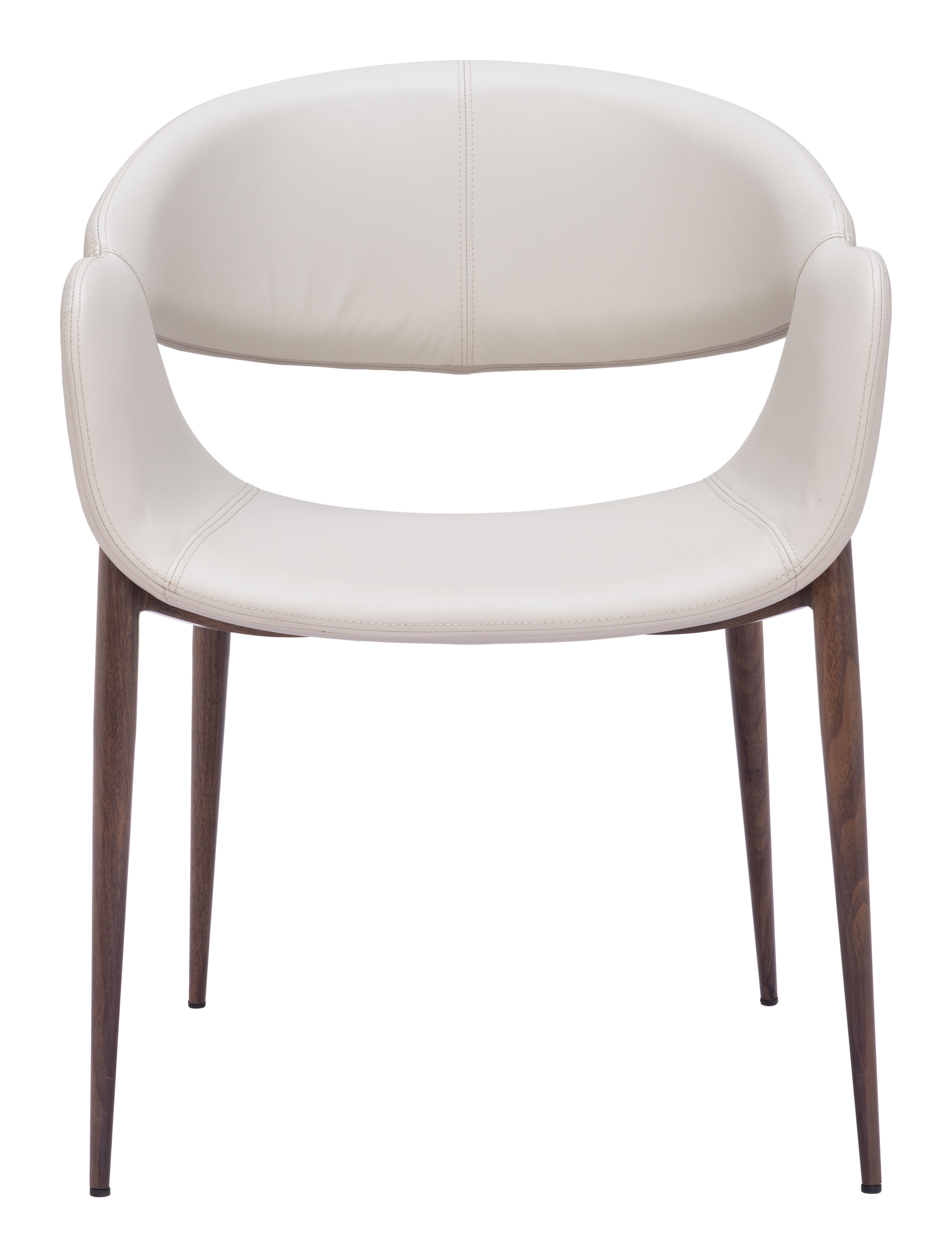 ZUO - Limay Dining Chair (Set of 2) in Beige/Walnut