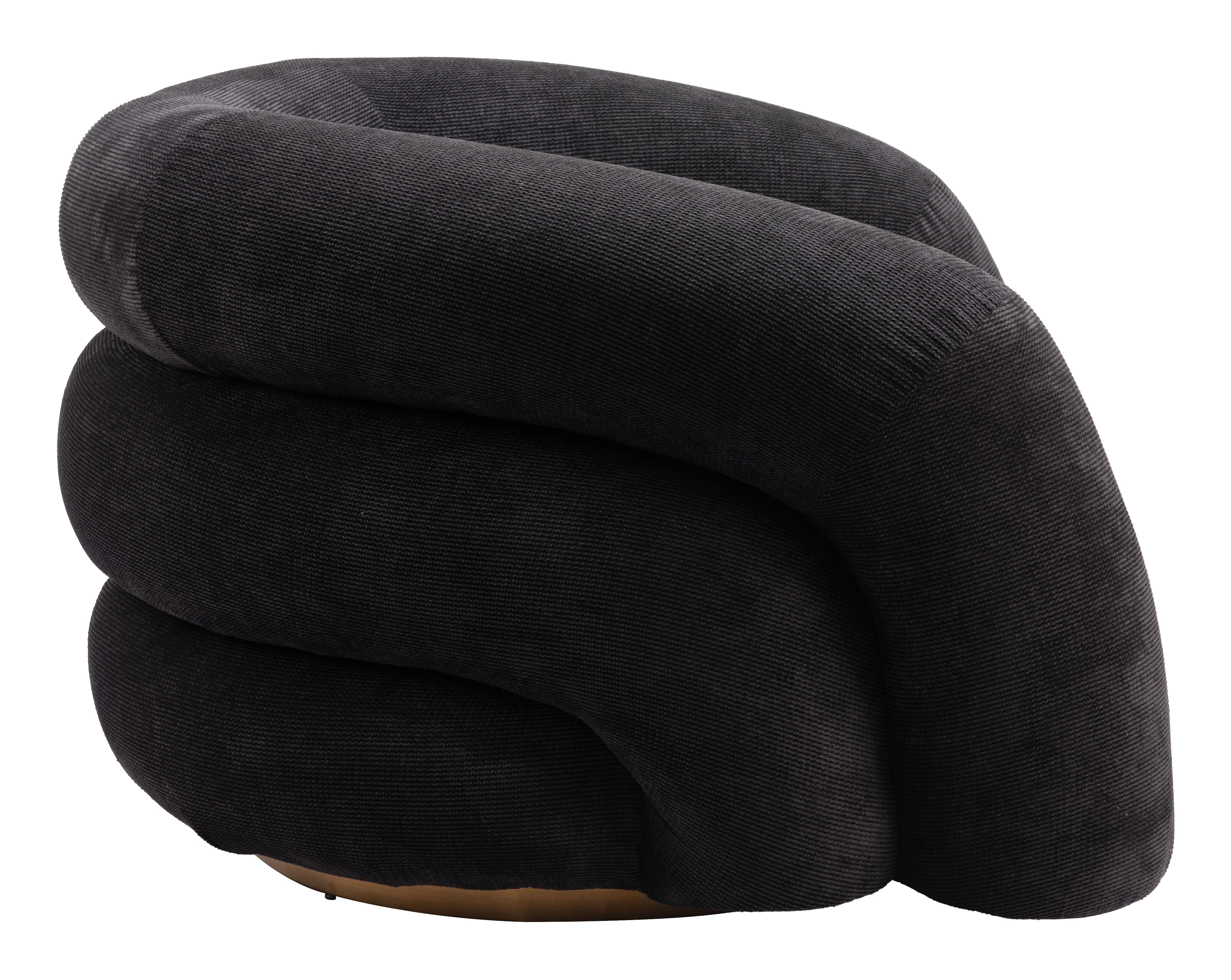 ZUO - Havn Accent Chair in Black