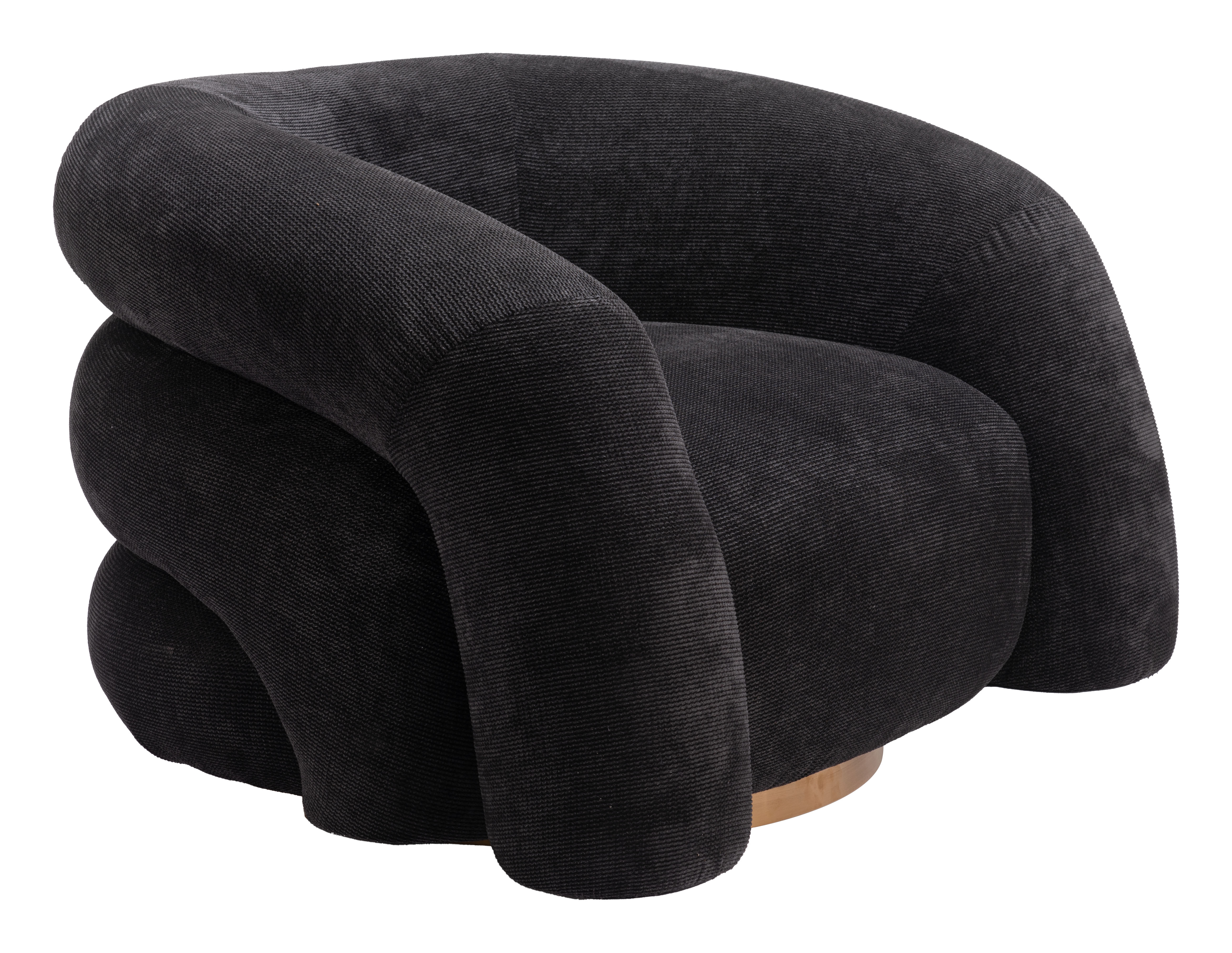 ZUO - Havn Accent Chair in Black