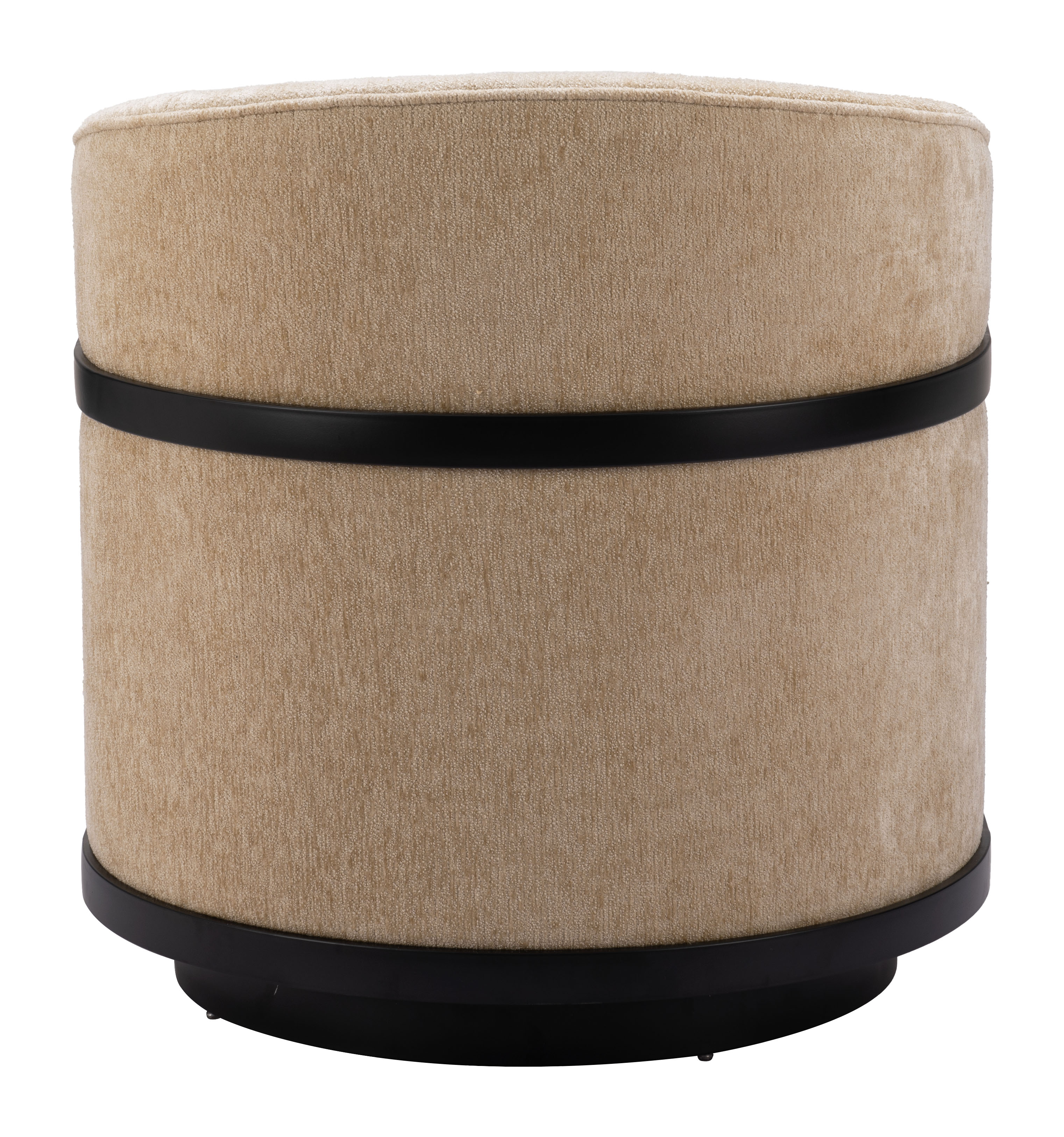 ZUO - Hanko Swivel Chair in Golden Beige