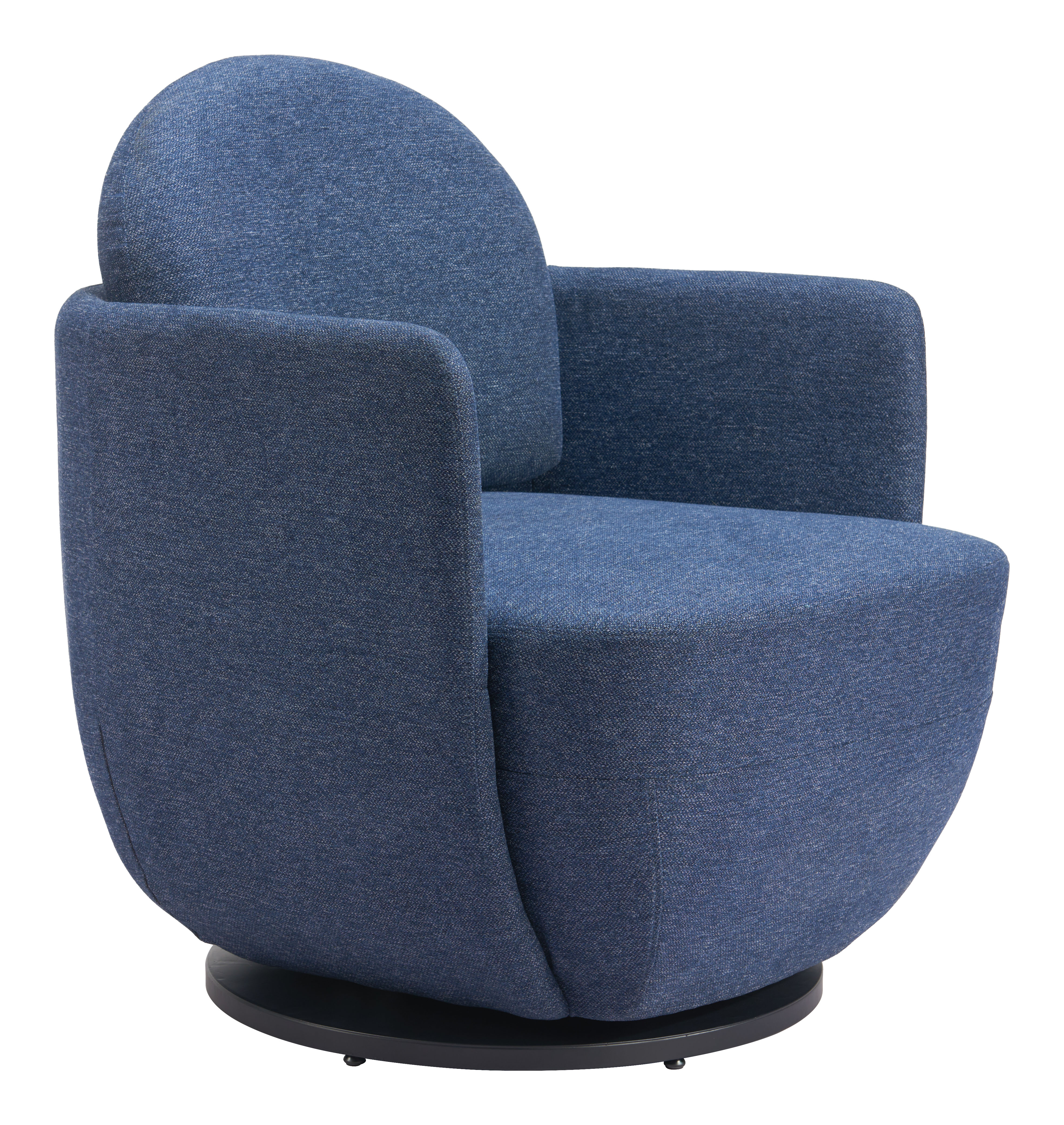 ZUO - Bant Swivel Chair in Blue