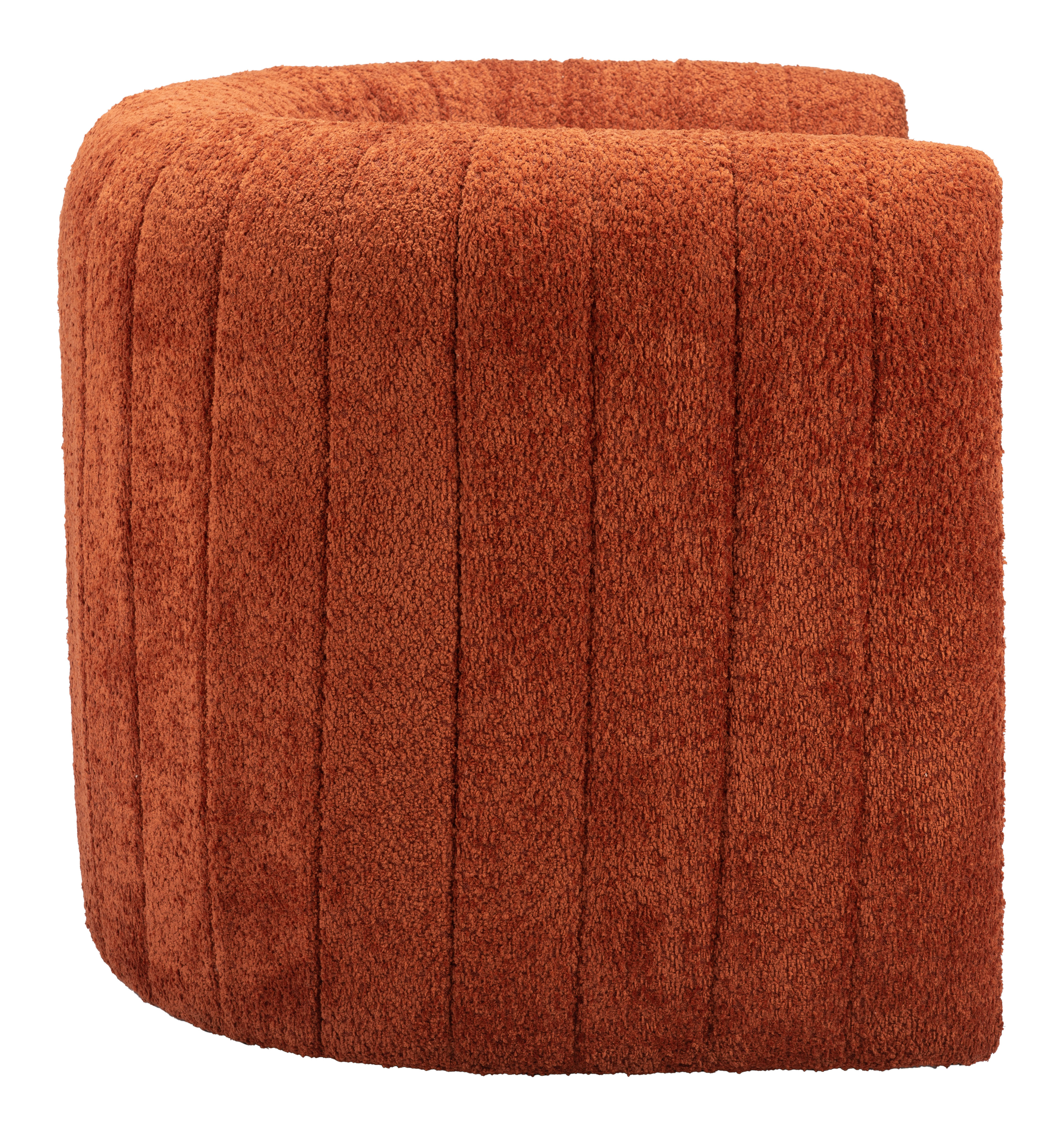 ZUO Viana Accent Chair - Burnt Orange
