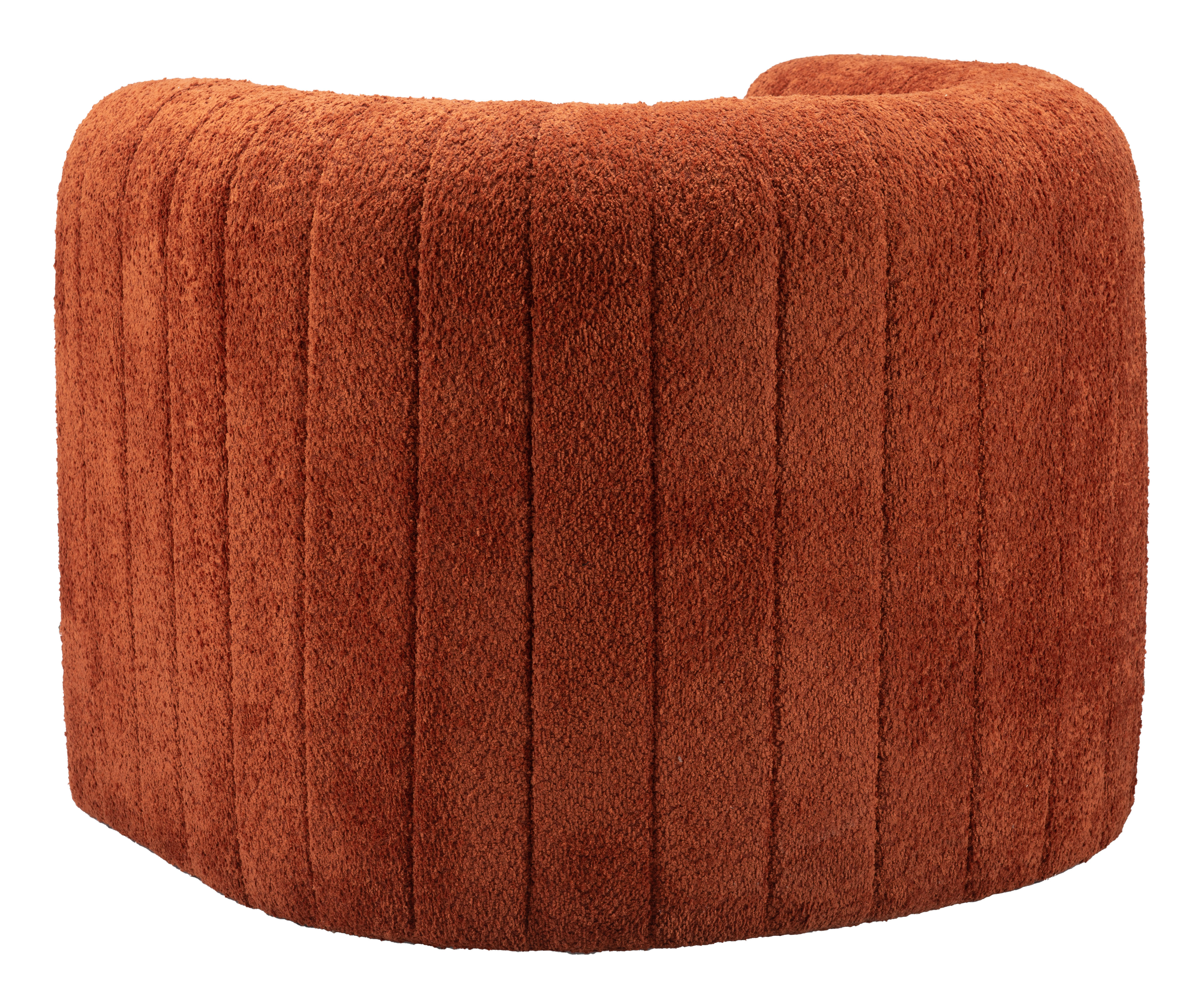 ZUO Viana Accent Chair - Burnt Orange