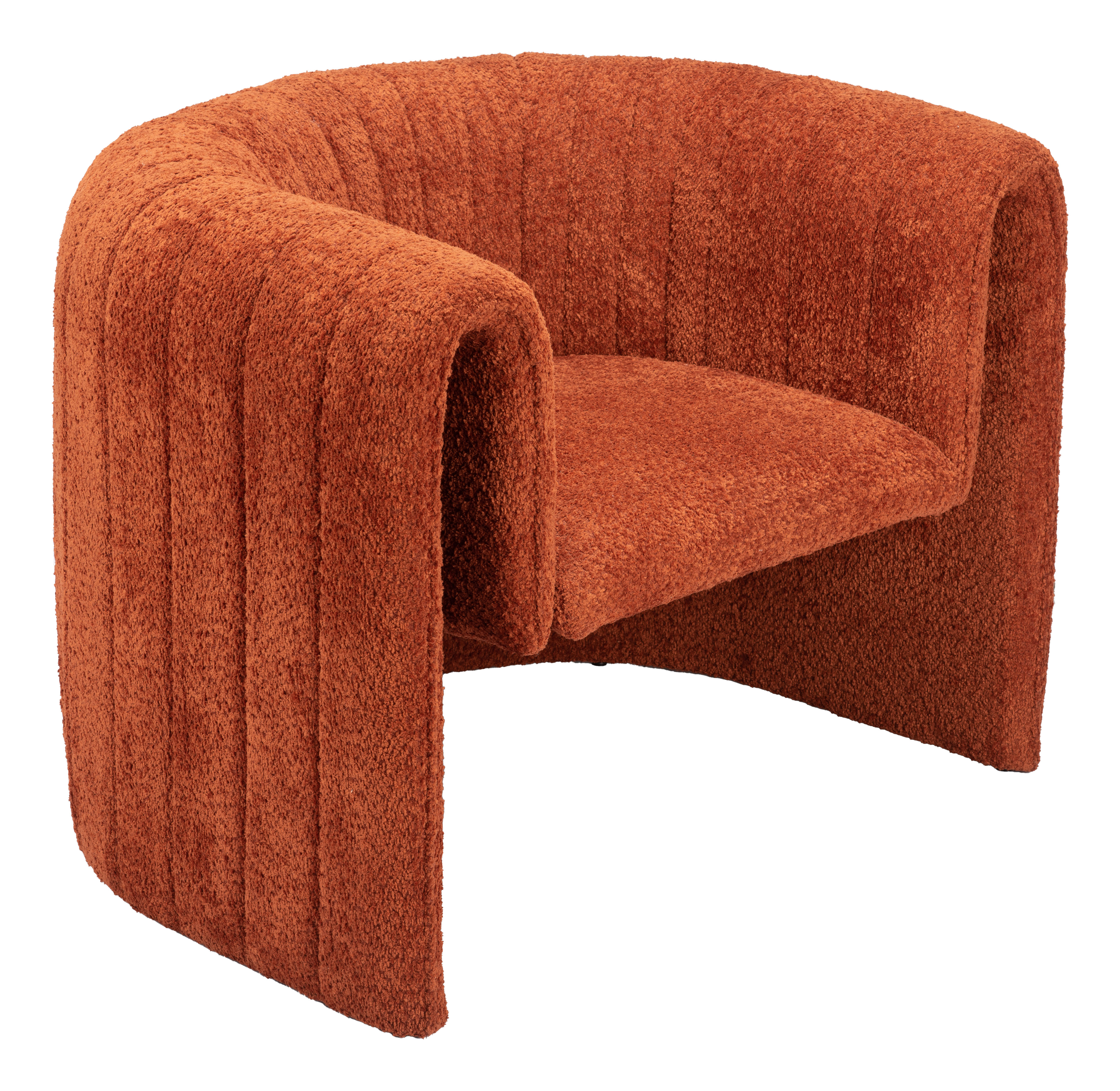 ZUO Viana Accent Chair - Burnt Orange