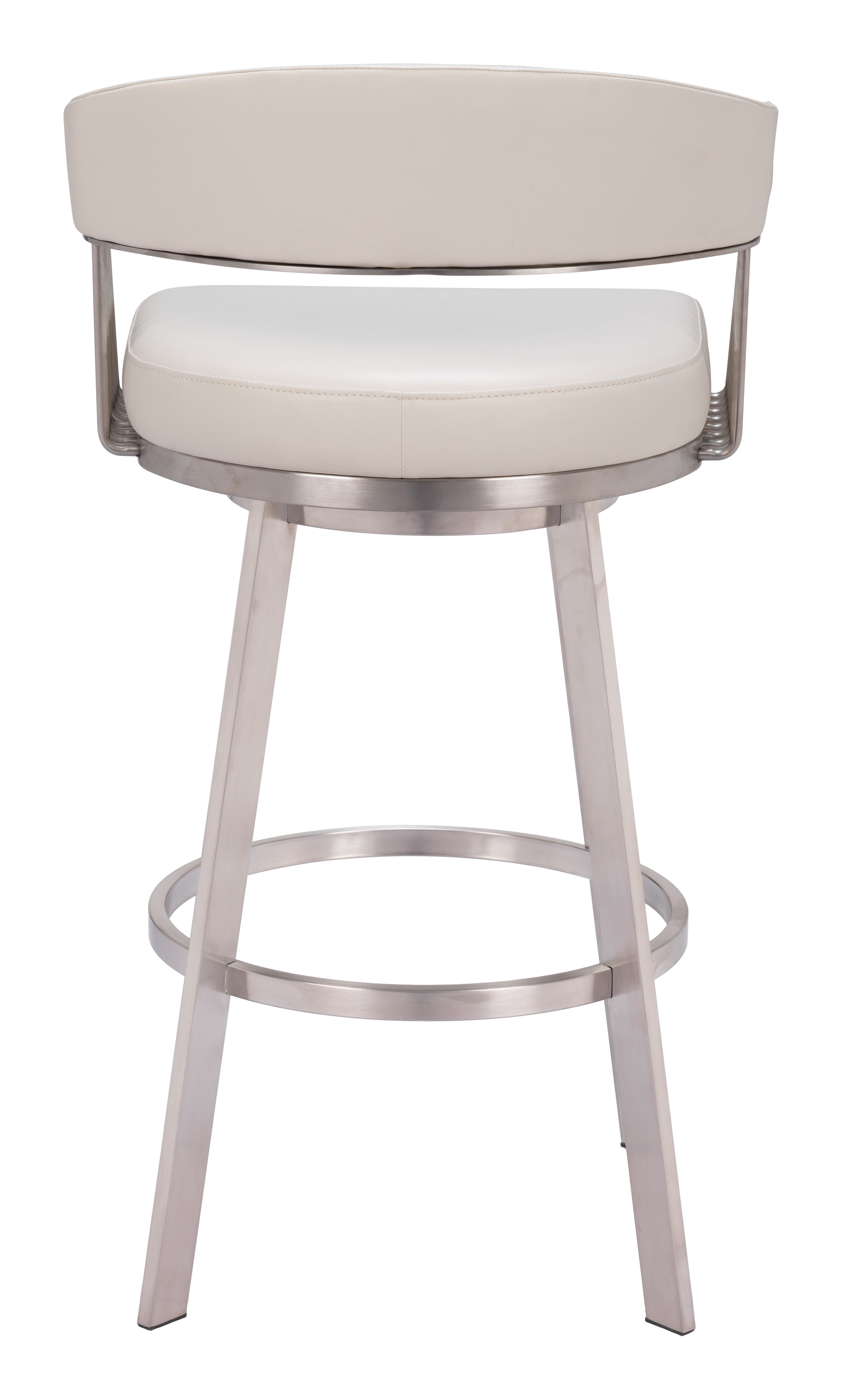 ZUO - Bantry Swivel Barstool in White