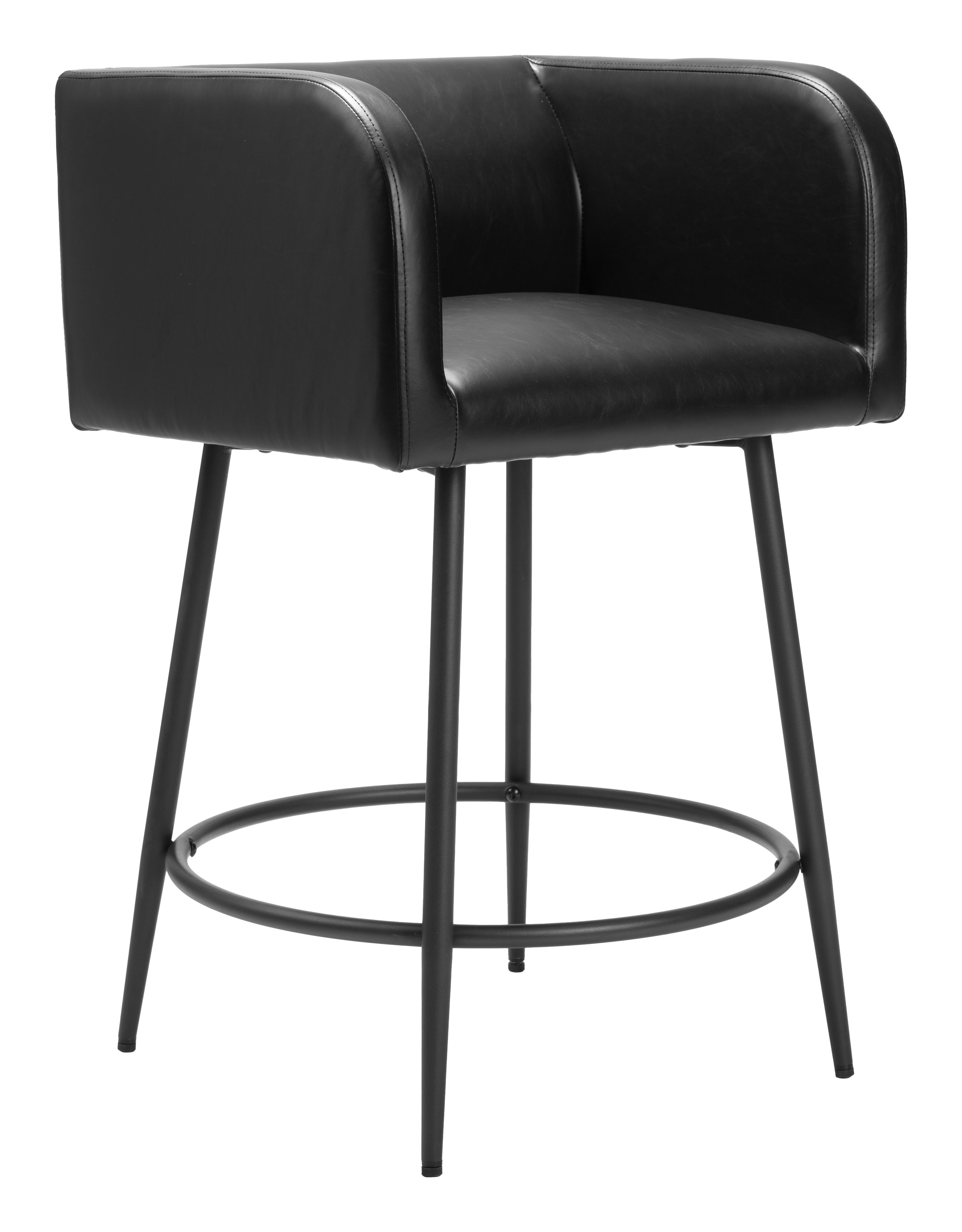 ZUO Horbat Counter Stool (Set of 2) - Black