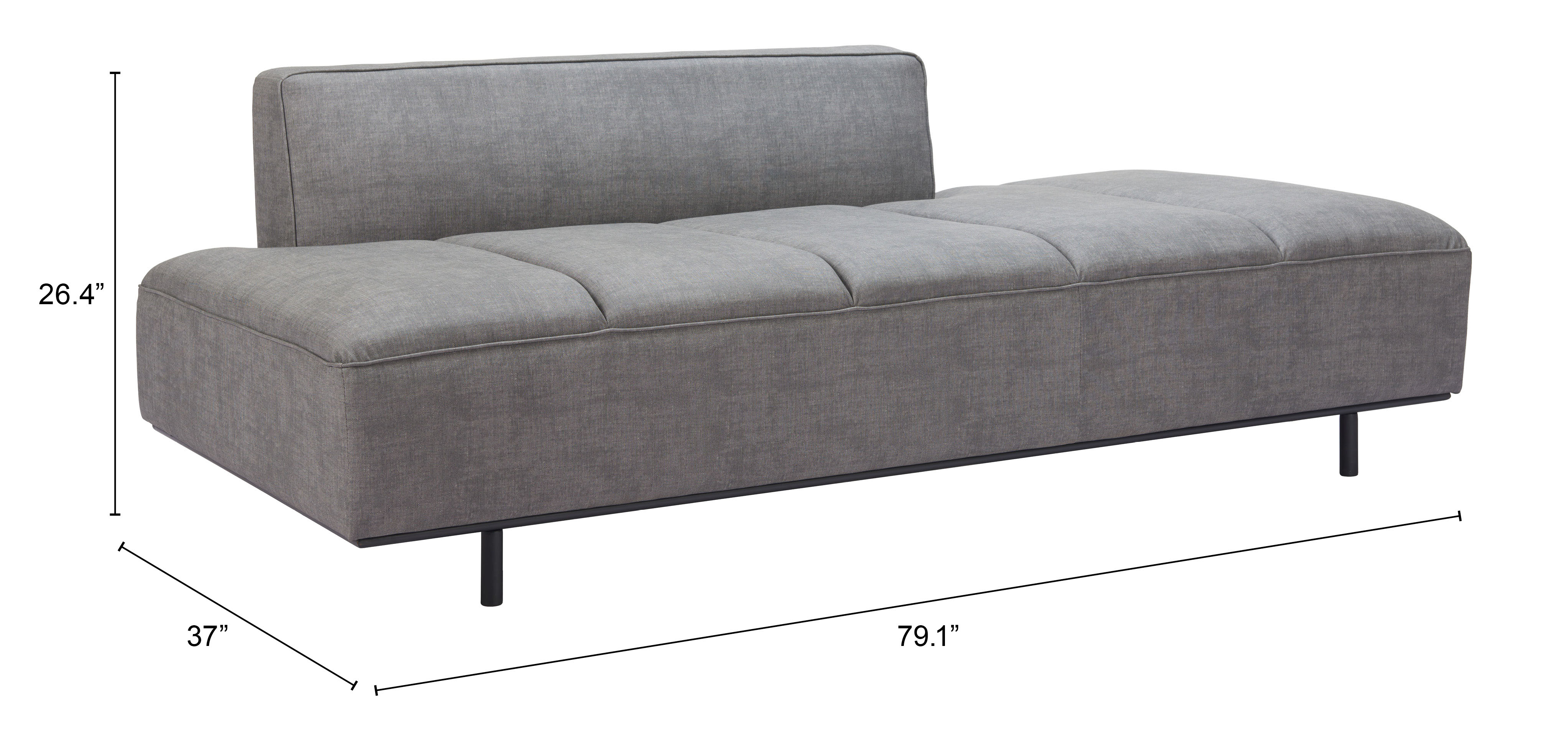 ZUO Confection Sofa - Gray