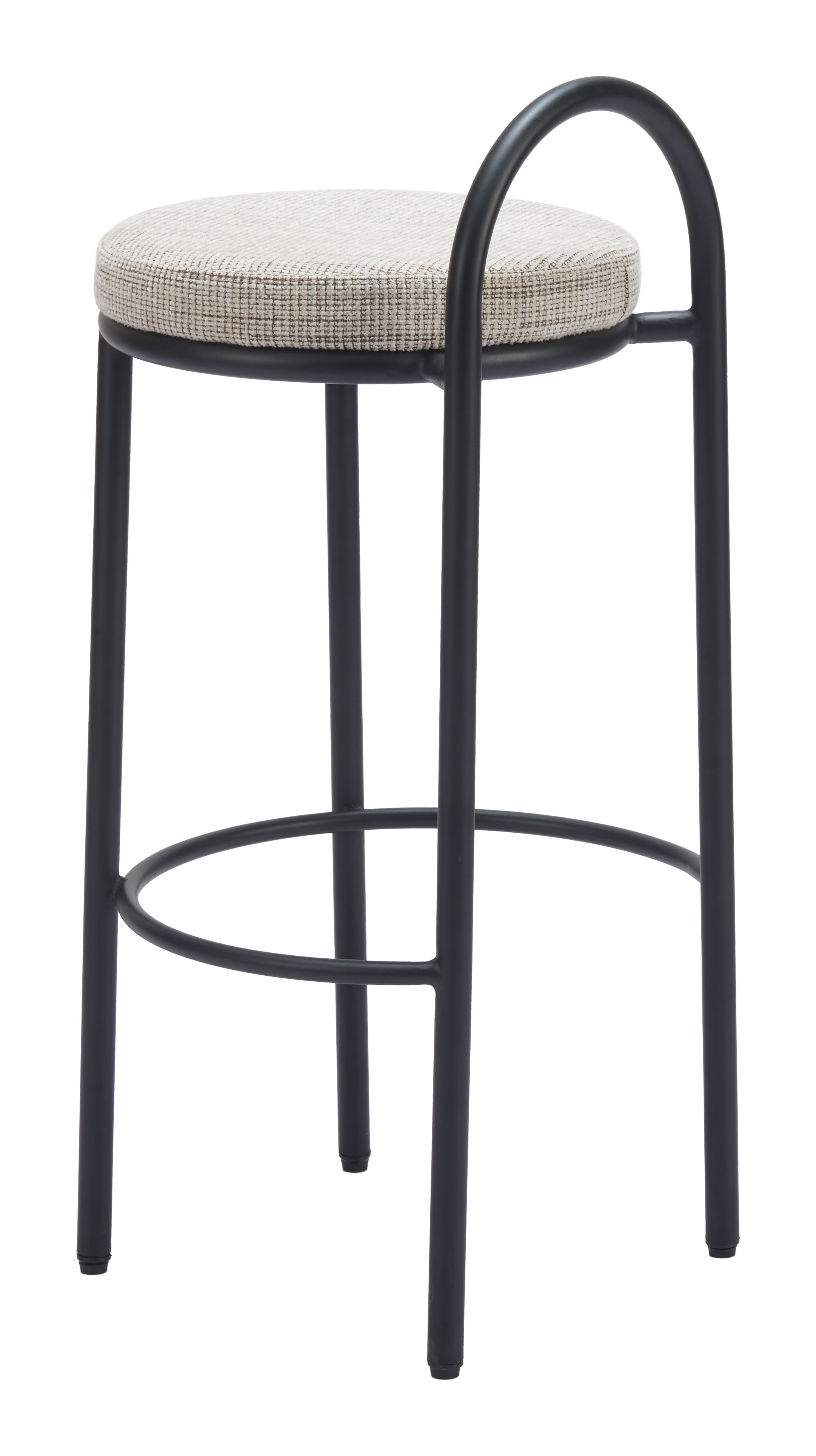 ZUO - Sisal Barstool (Set of 2) in Beige Tweed