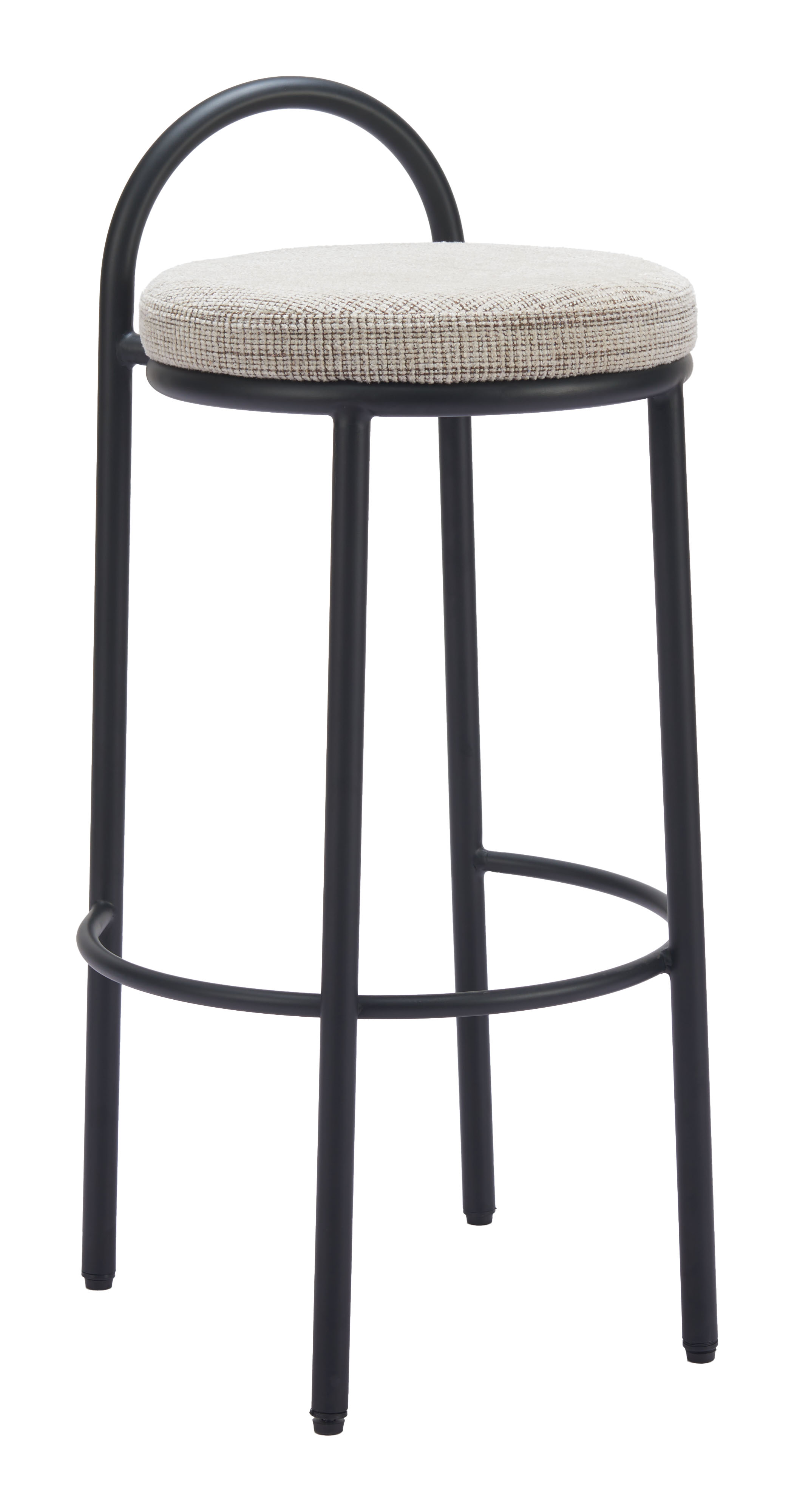 ZUO - Sisal Barstool (Set of 2) in Beige Tweed
