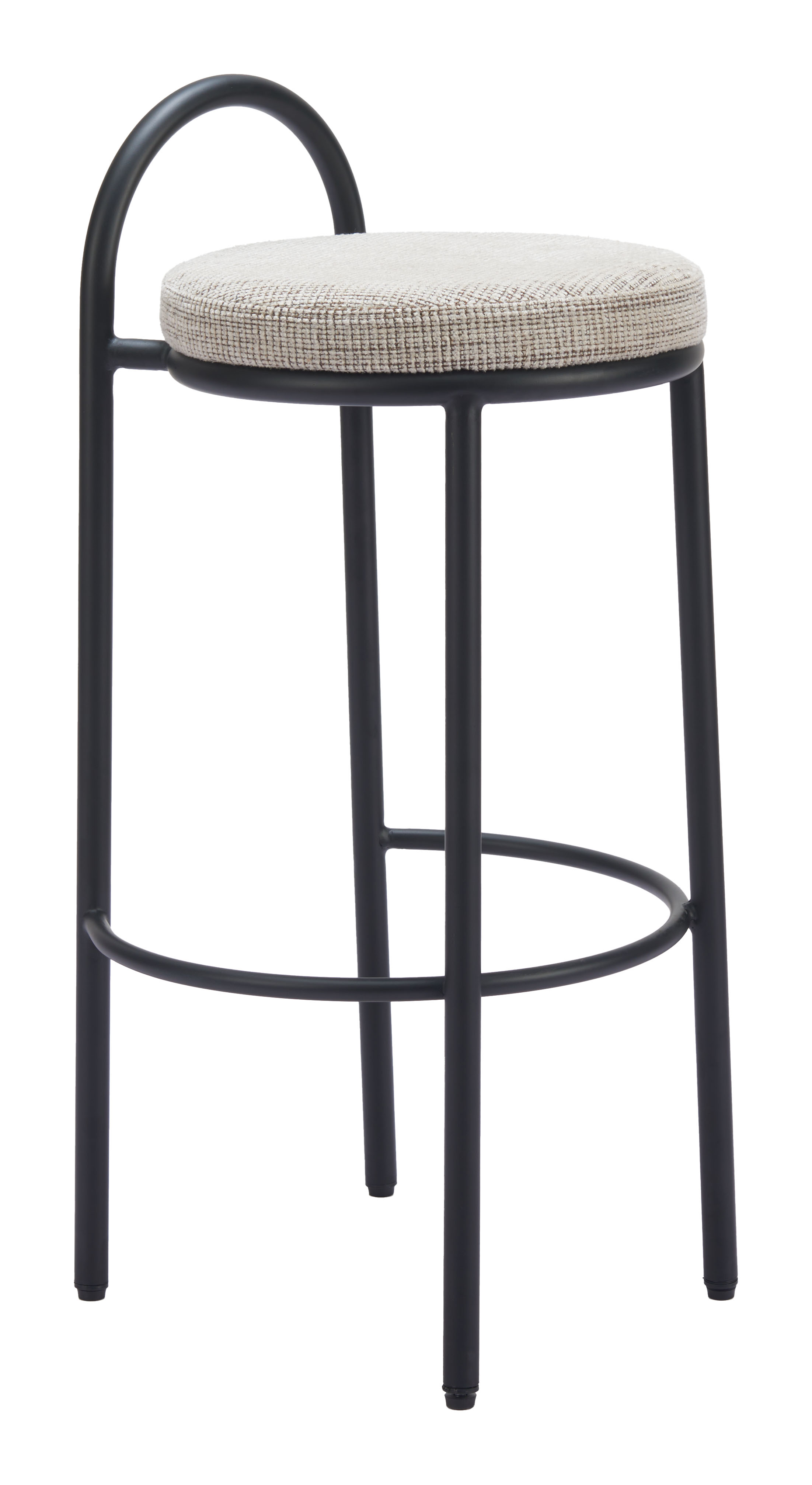 ZUO - Sisal Barstool (Set of 2) in Beige Tweed