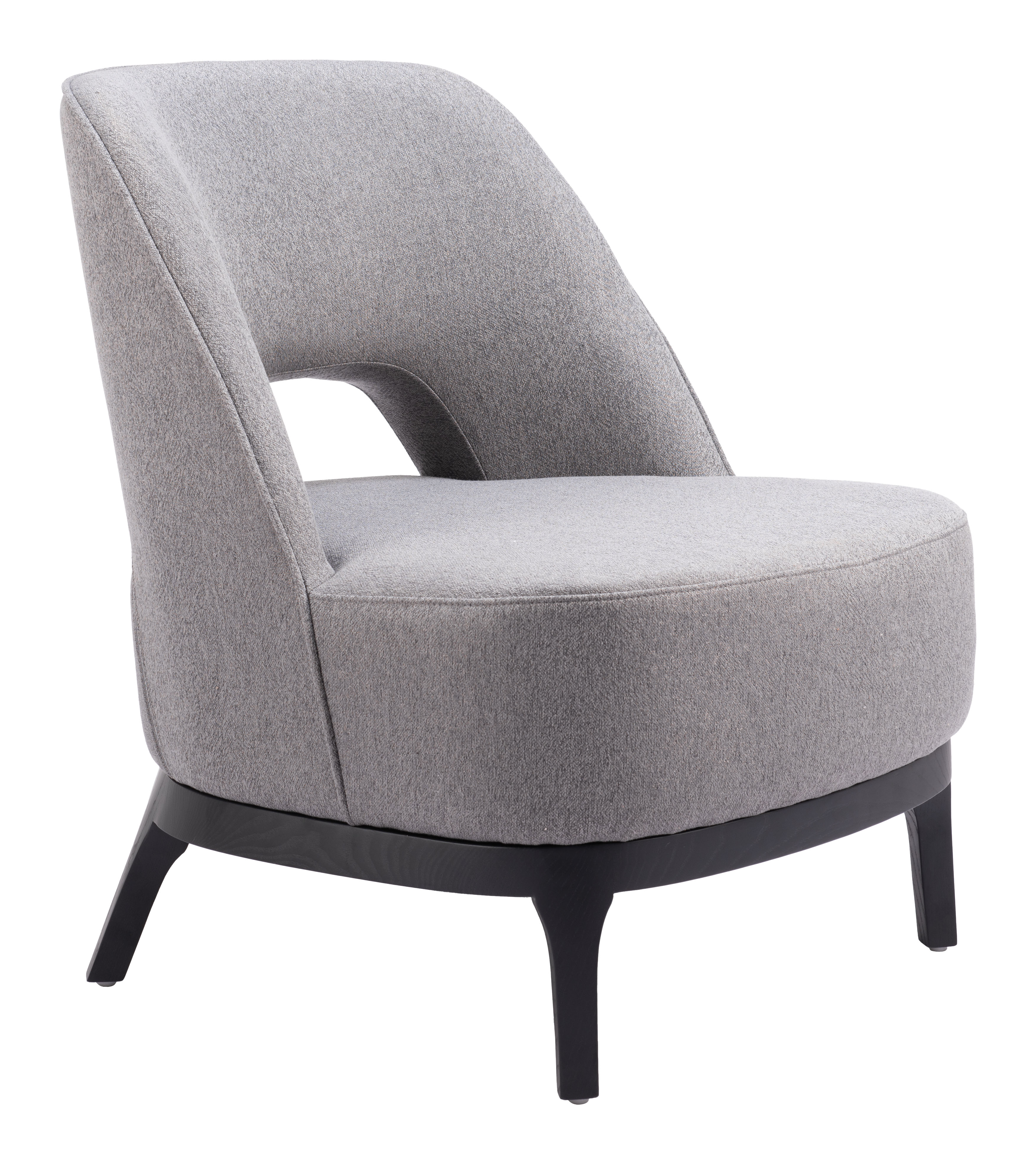 ZUO Mistley Accent Chair - Gray