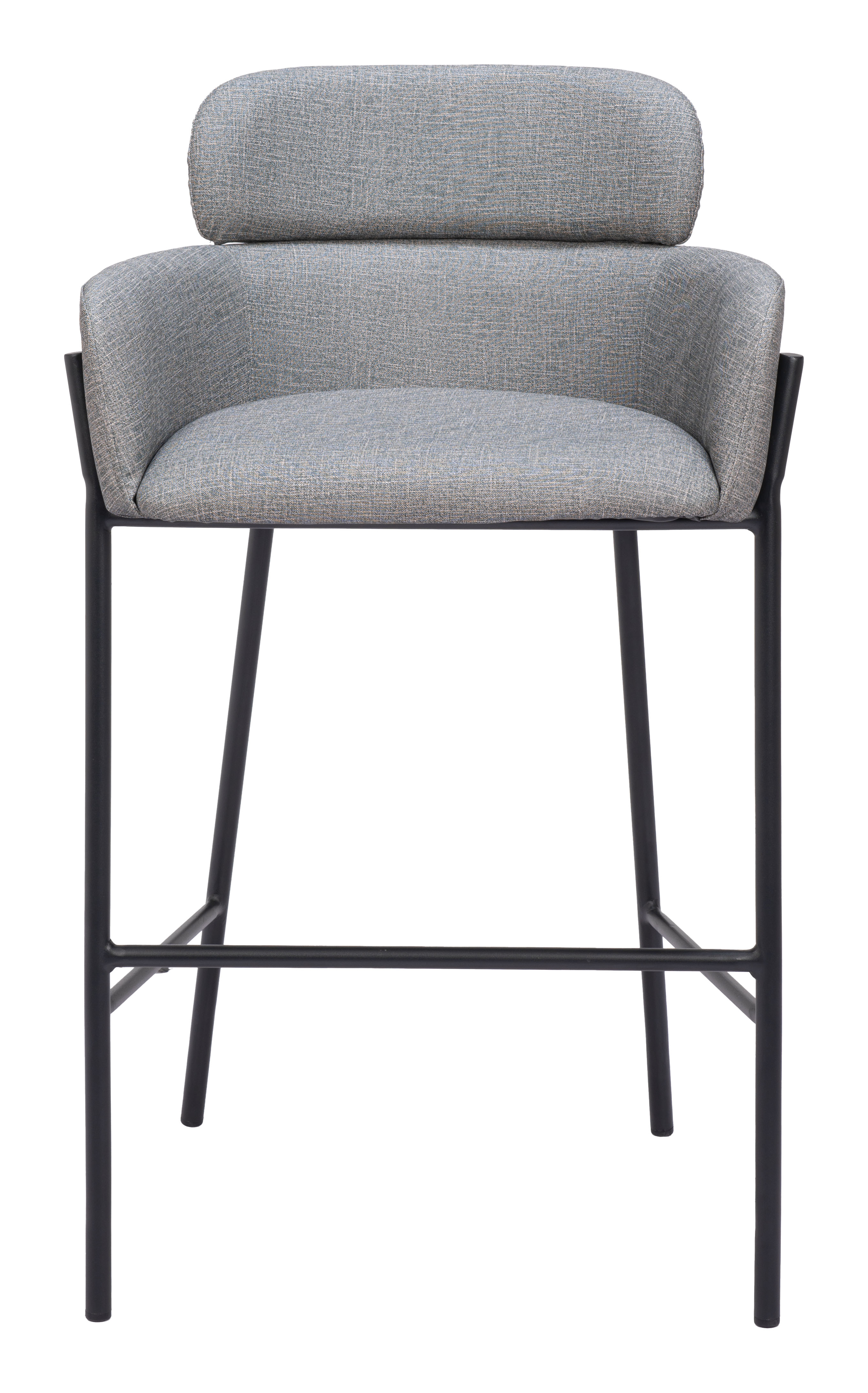 ZUO Bremor Barstool - Slate Gray
