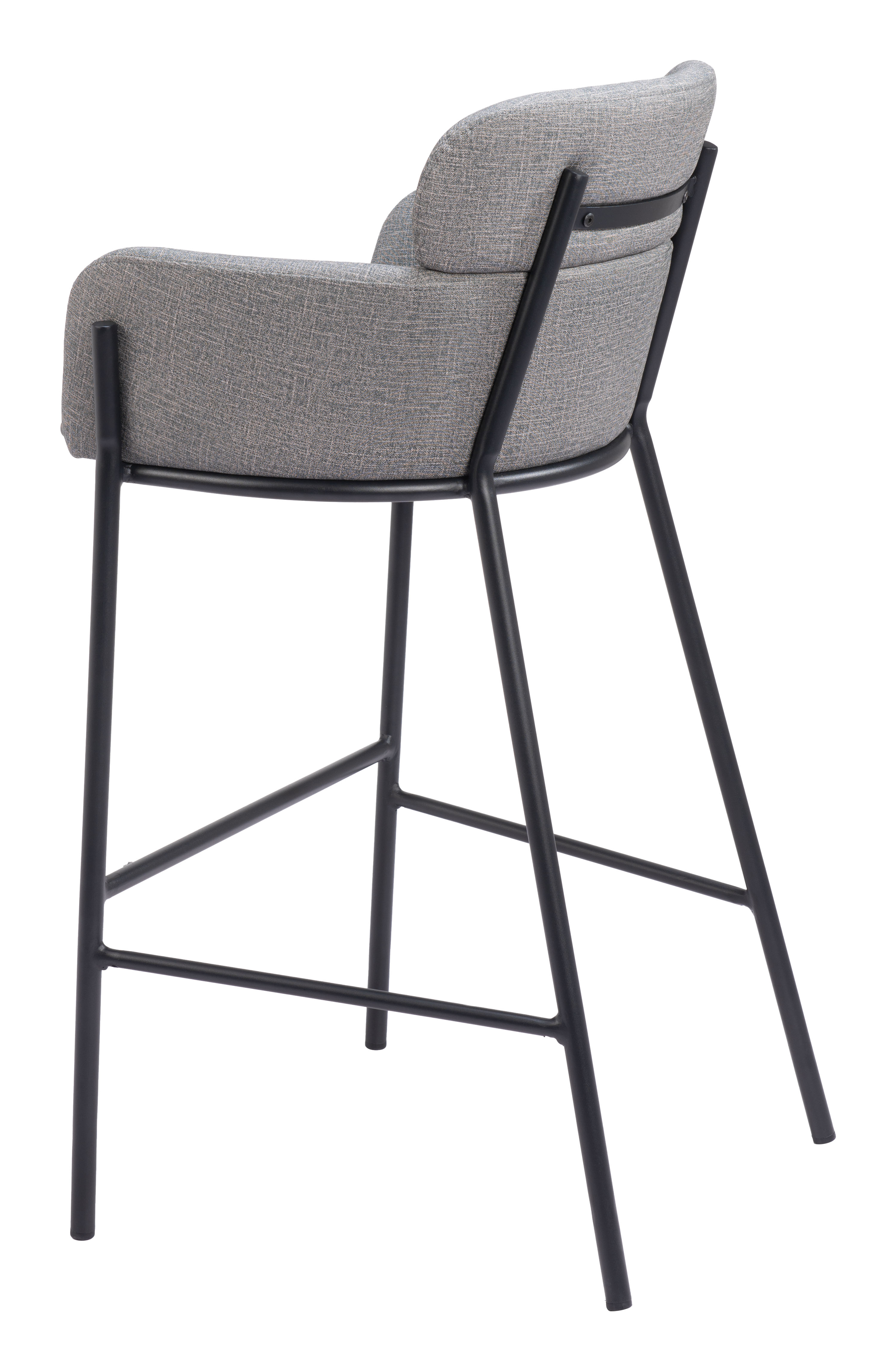 ZUO Bremor Barstool - Slate Gray