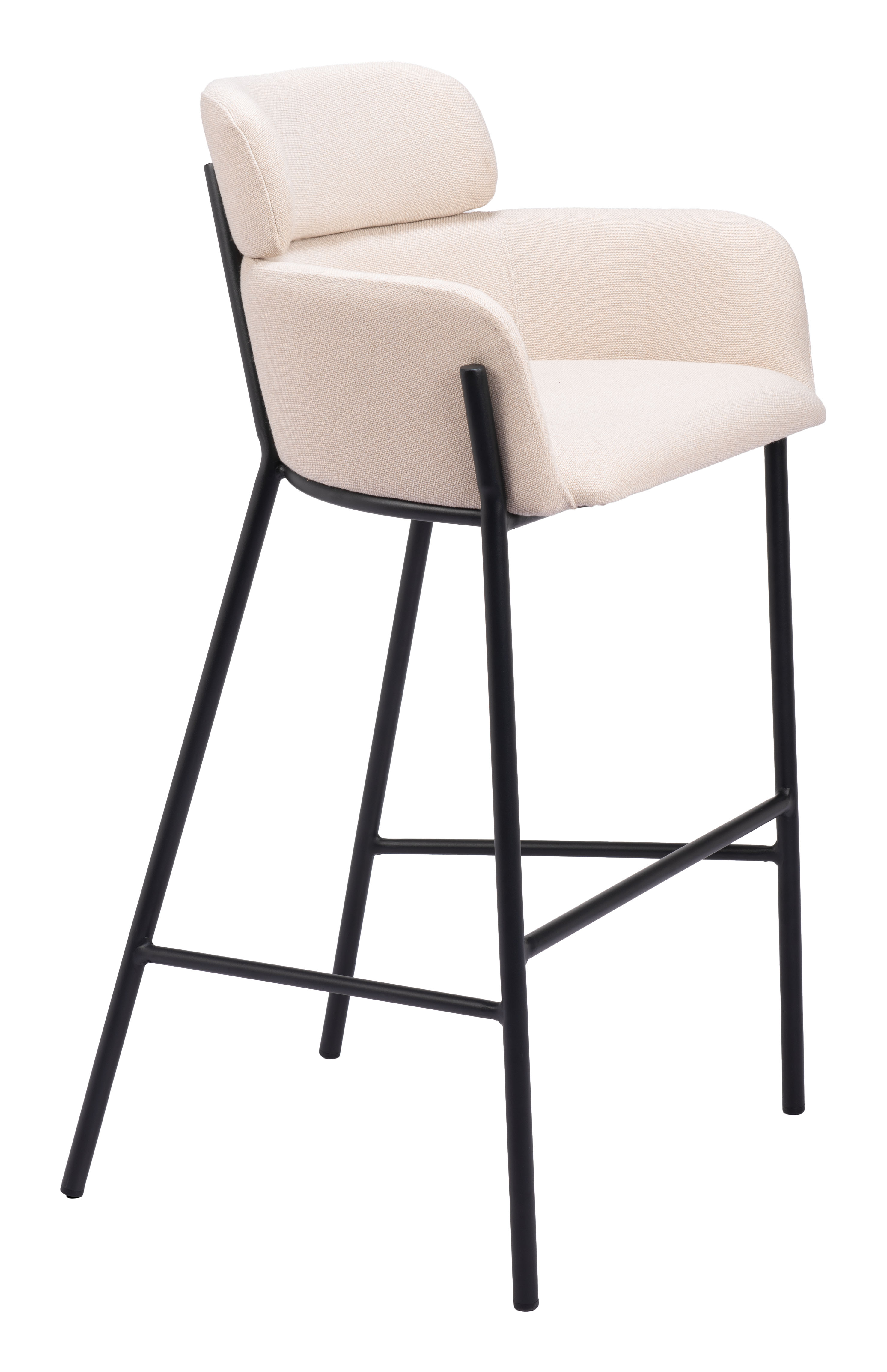 ZUO Bremor Barstool - Beige