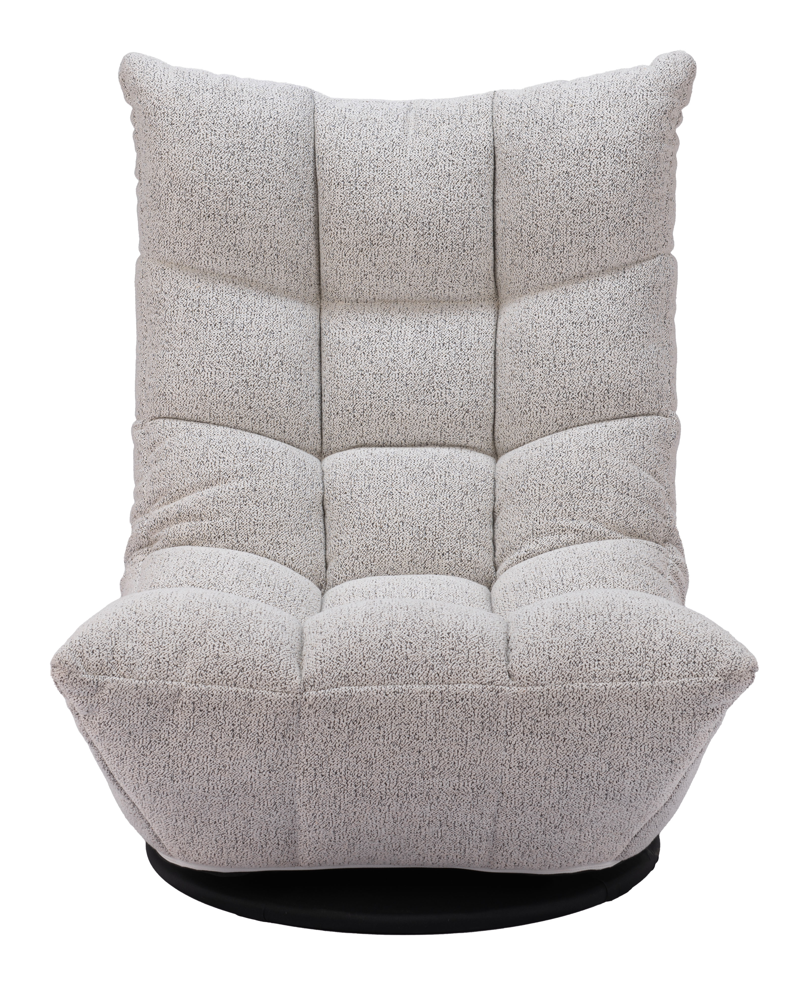 ZUO - Down Go Swivel Chair in Ash Gray