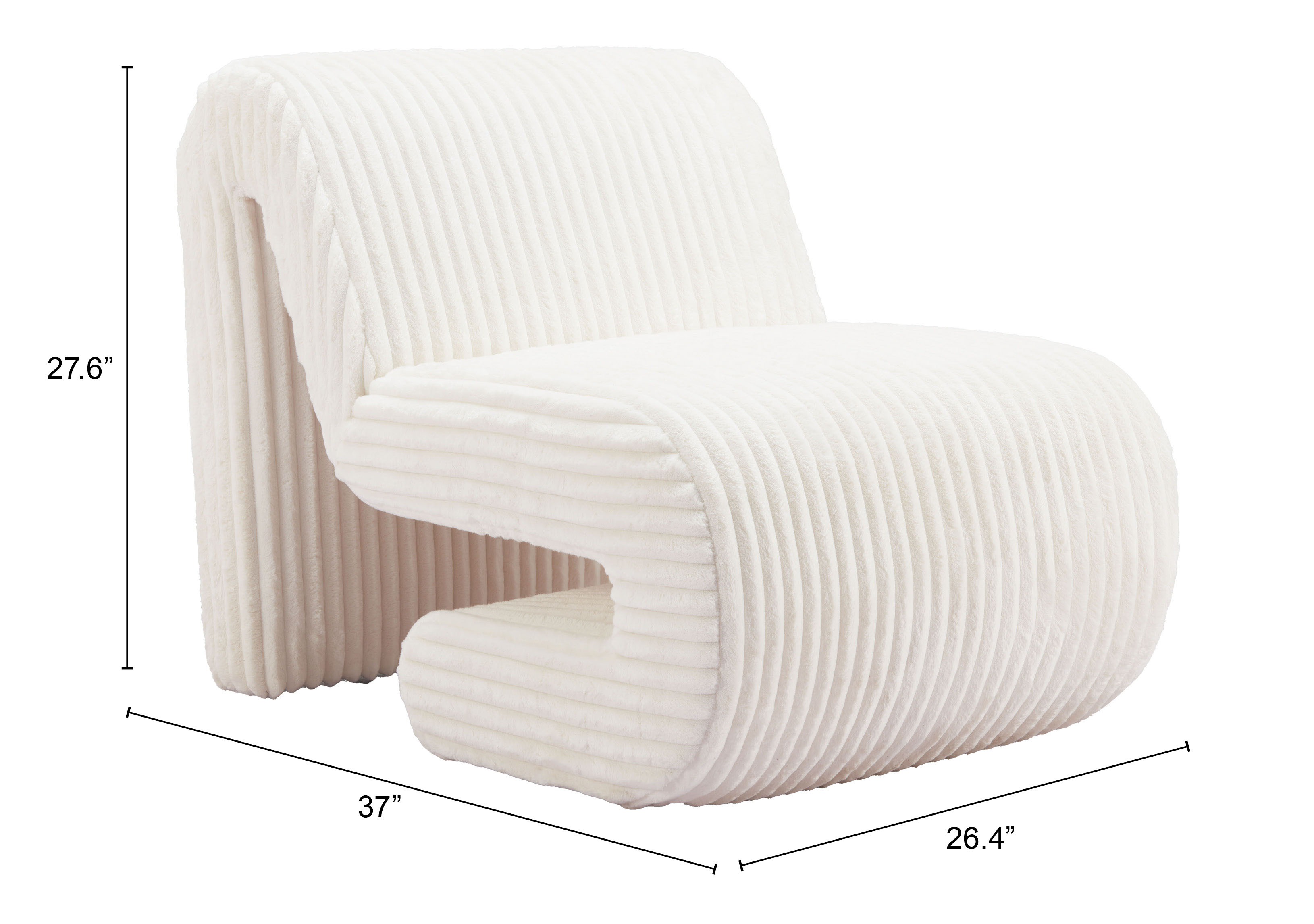 ZUO - Opam Accent Chair in White